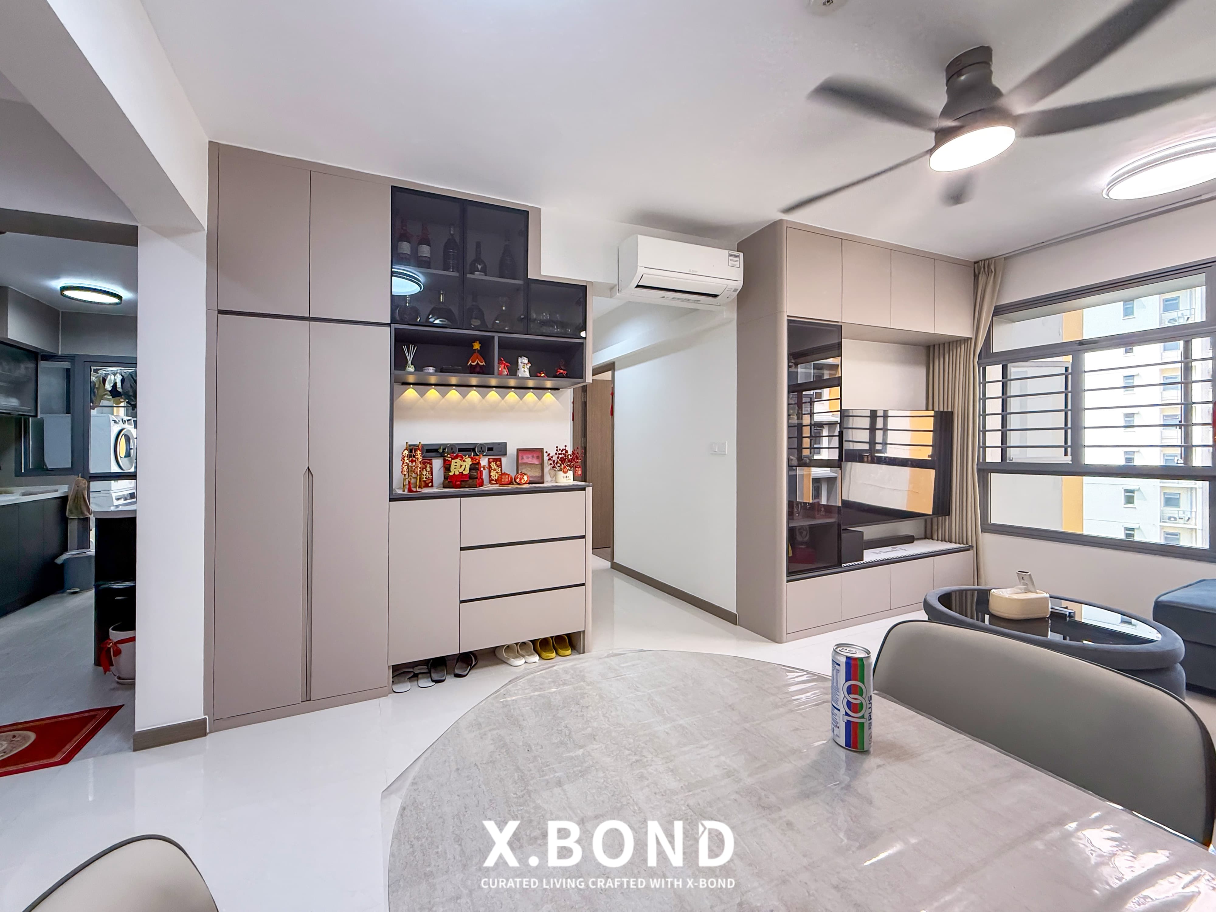 Contemporary Beige & Dark Grey BTO in Tengah Garden Walk
