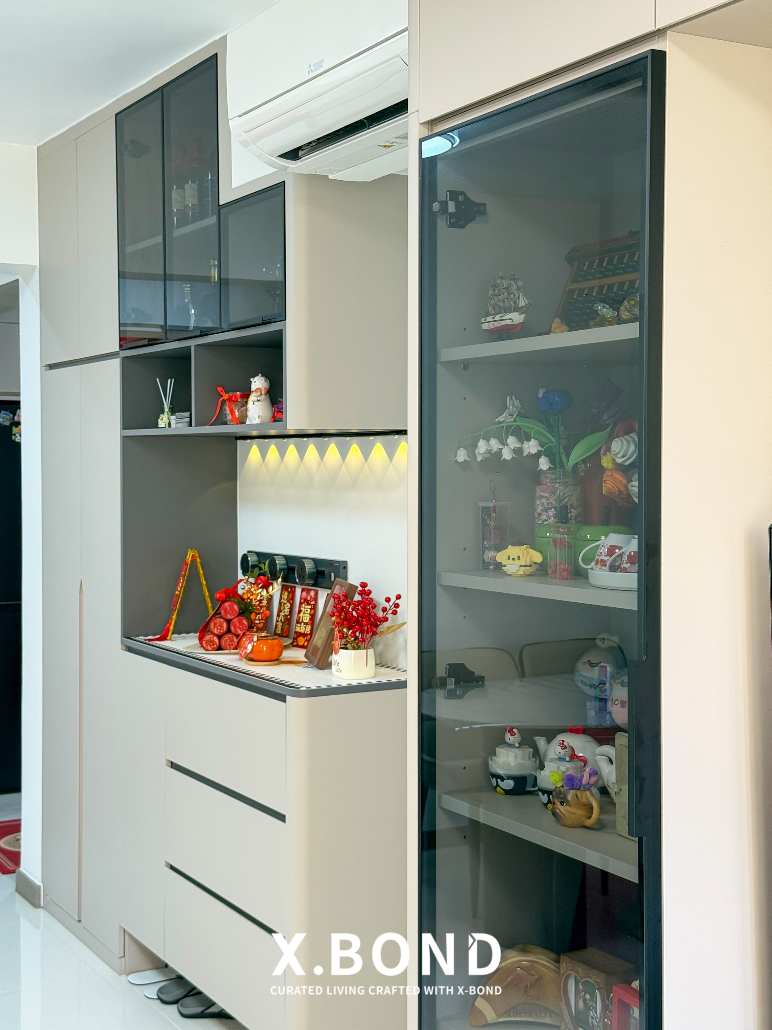 Contemporary Beige & Dark Grey BTO in Tengah Garden Walk