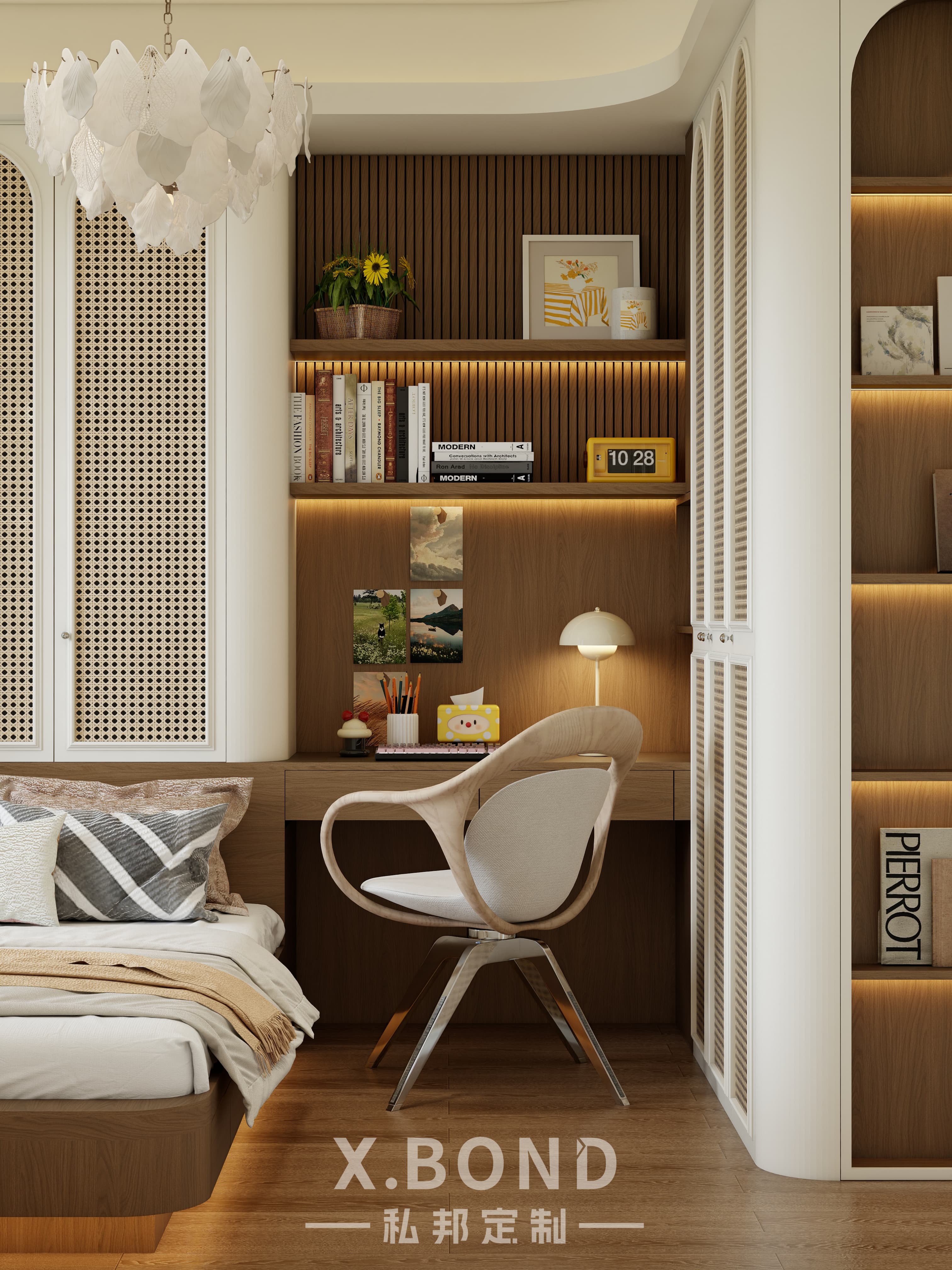 Whole-House Customization 0020: 4-Room BTO at Parc Residences Tengah | French Cream Style Design