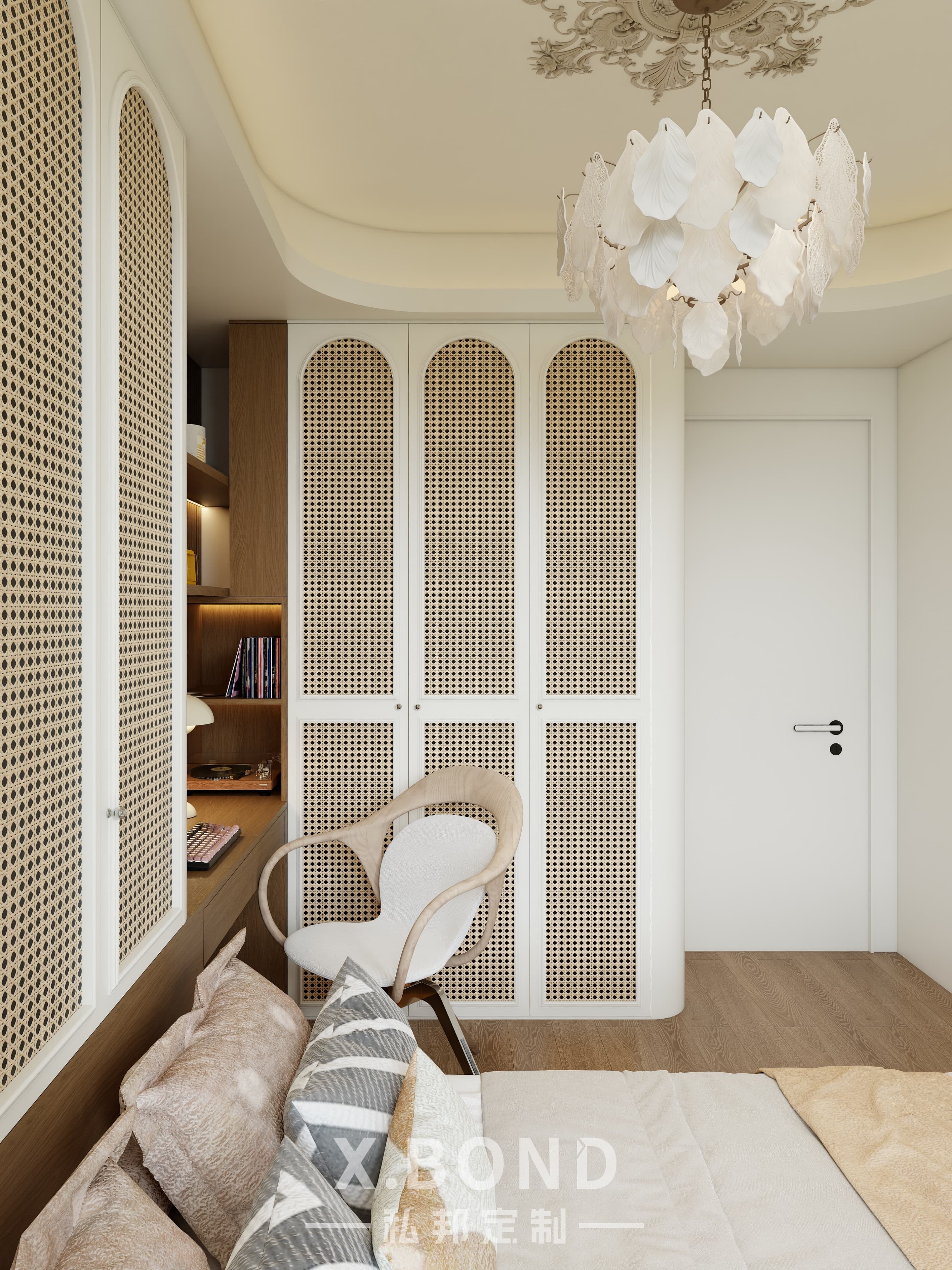 Whole-House Customization 0020: 4-Room BTO at Parc Residences Tengah | French Cream Style Design