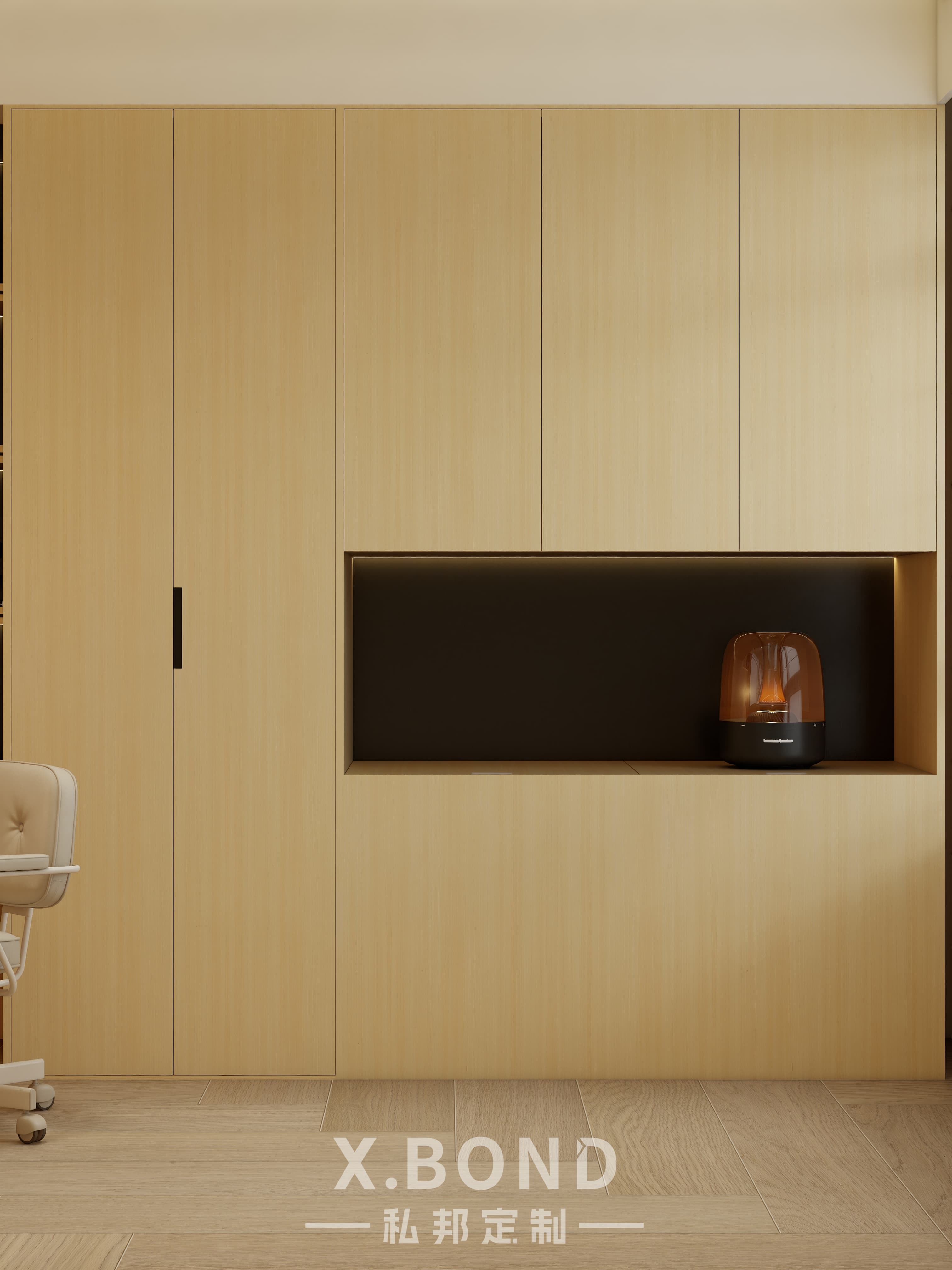 Whole-House Customization 0016: 5-Room BTO at Parc Residences Tengah | Modern Original Wood Minimalist Design-X.BOND Customize Furniture Design