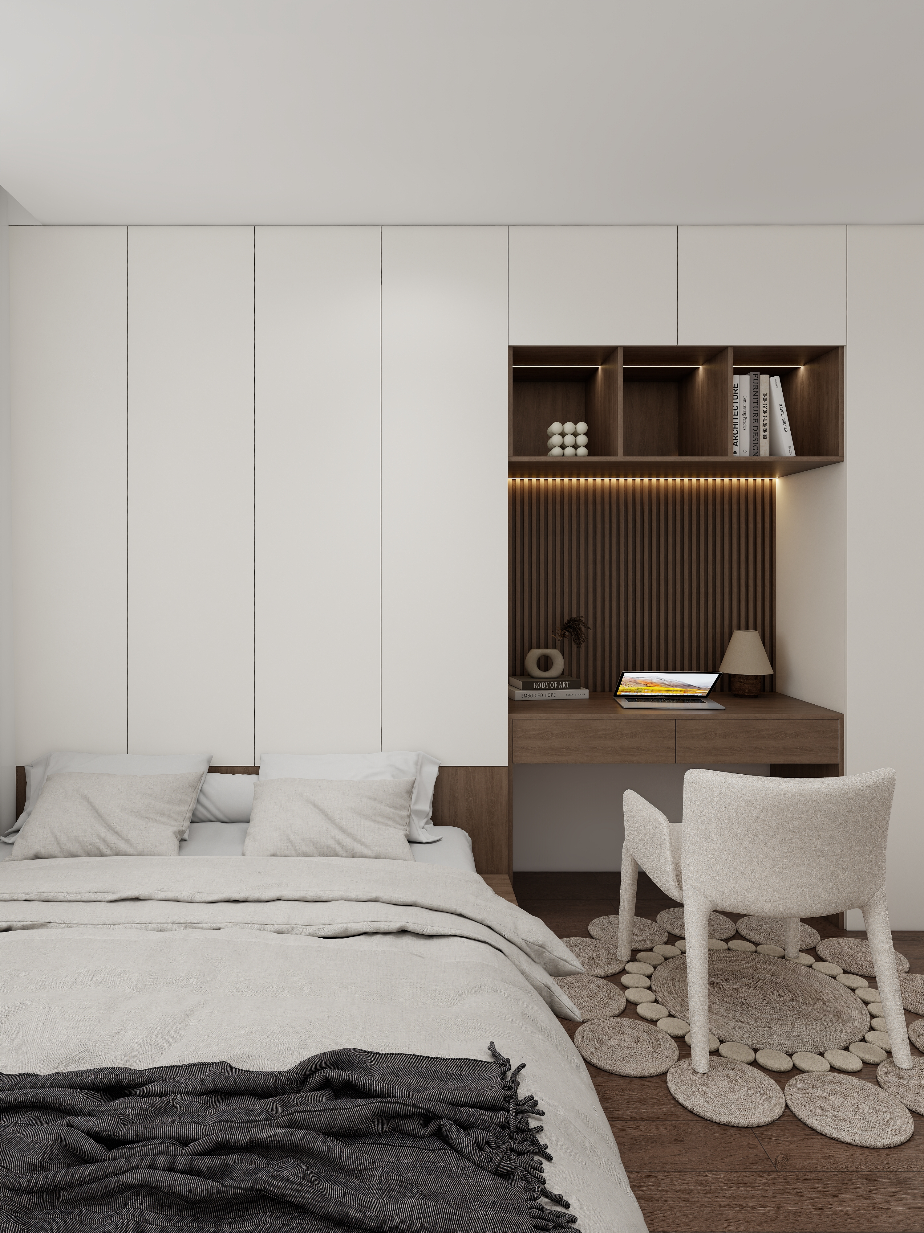 Whole-House Customization 0012: 4-Room BTO at Yishun Boardwalk | Wabi-Sabi Style Design