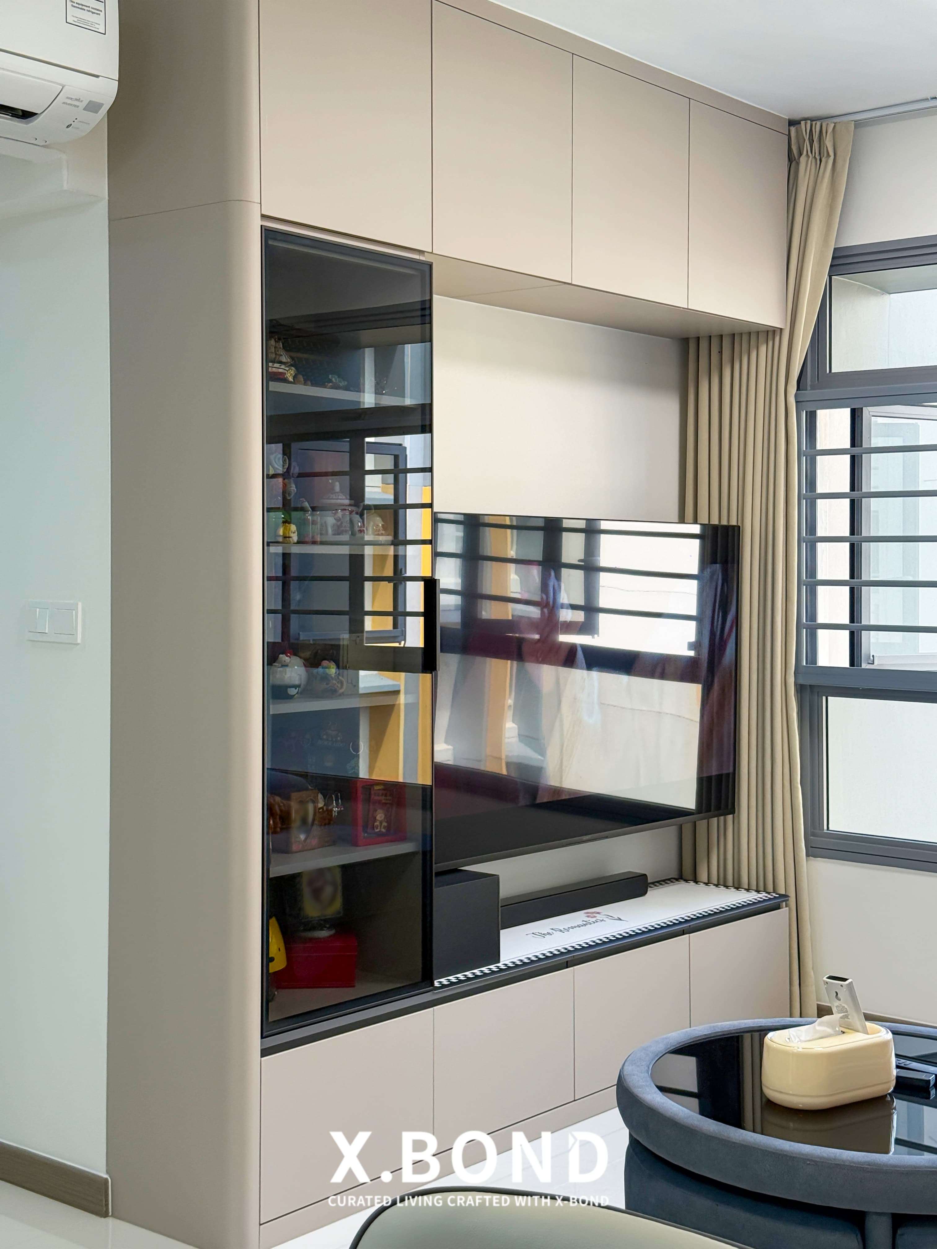 Contemporary Beige & Dark Grey BTO in Tengah Garden Walk