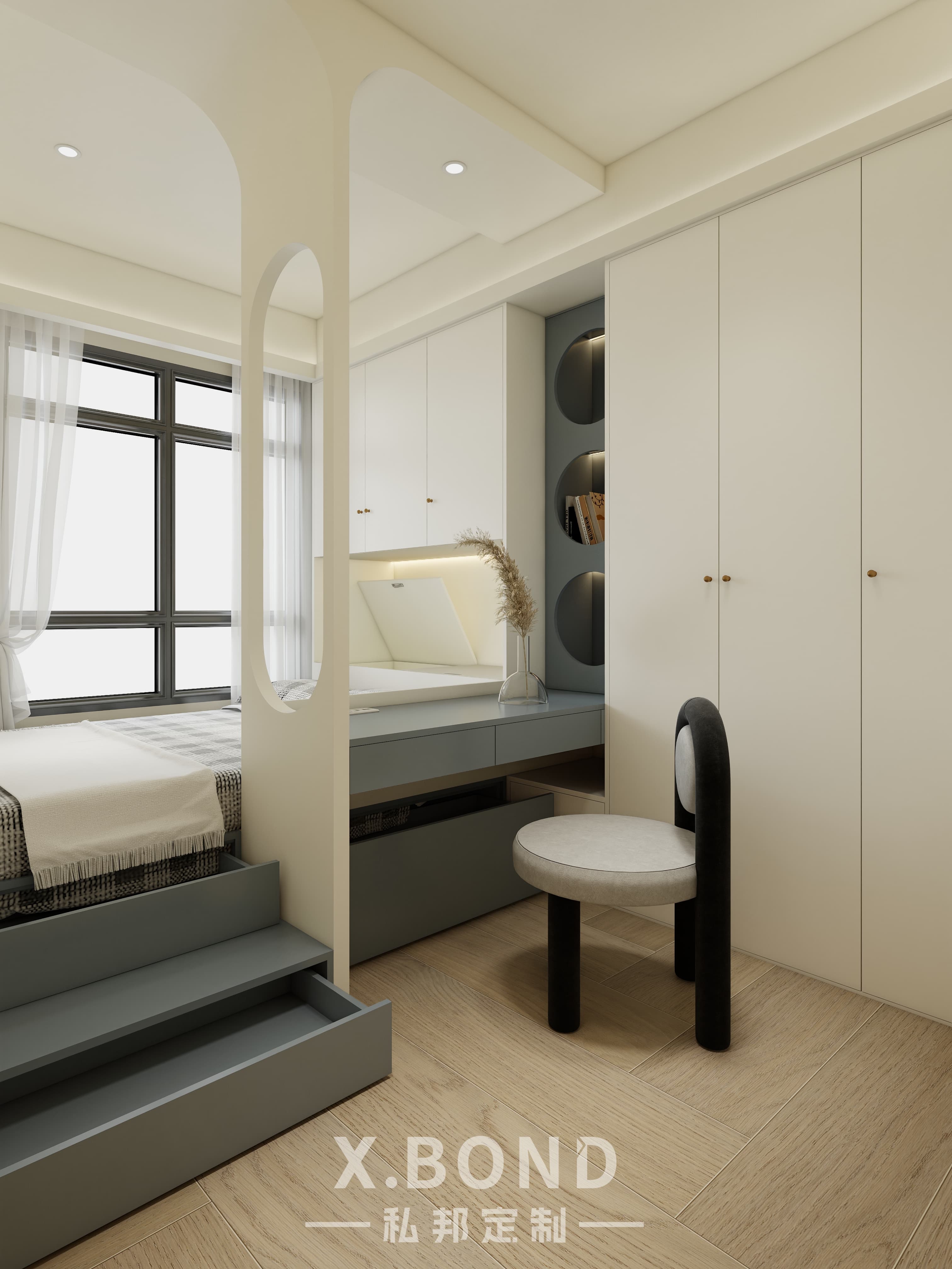 Whole-House Customization 0016: 5-Room BTO at Parc Residences Tengah | Modern Original Wood Minimalist Design-X.BOND Customize Furniture Design