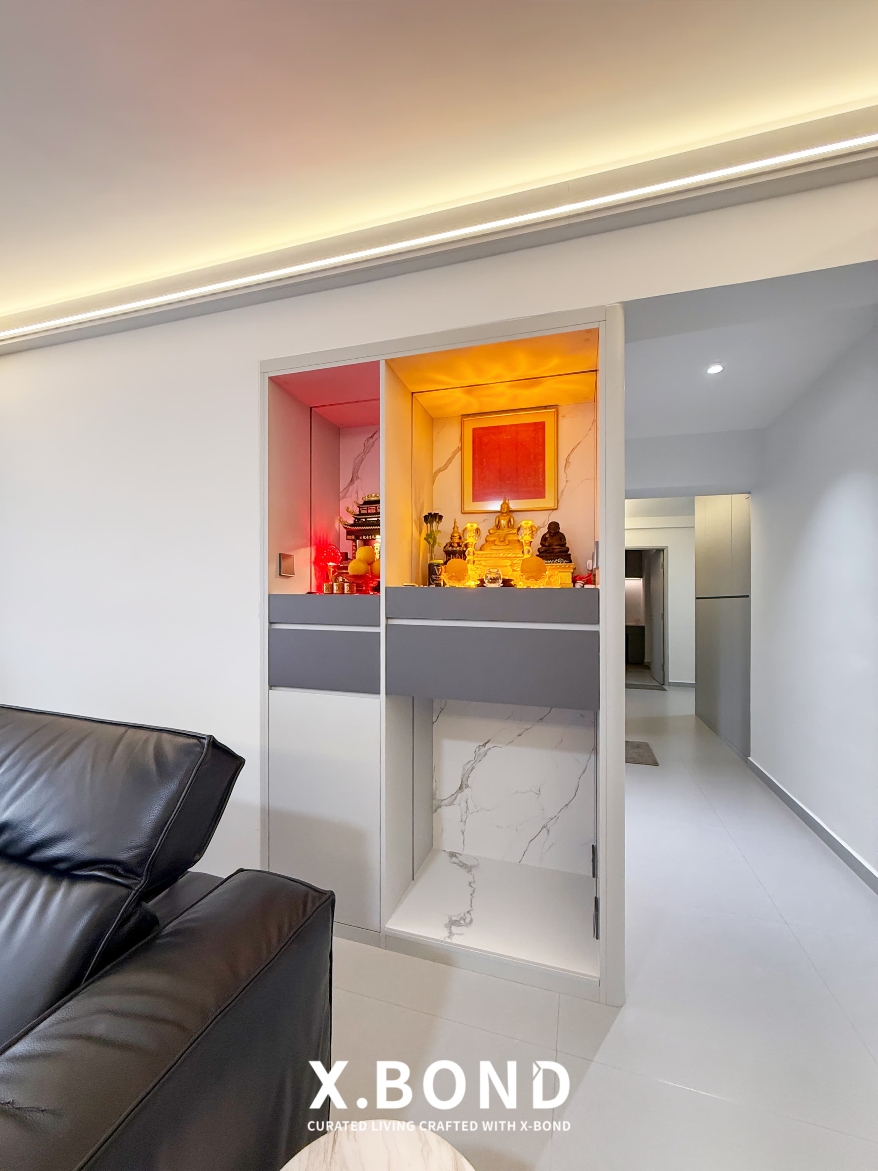 Modern Contemporary Grey-Themed HDB in Kent Ridge