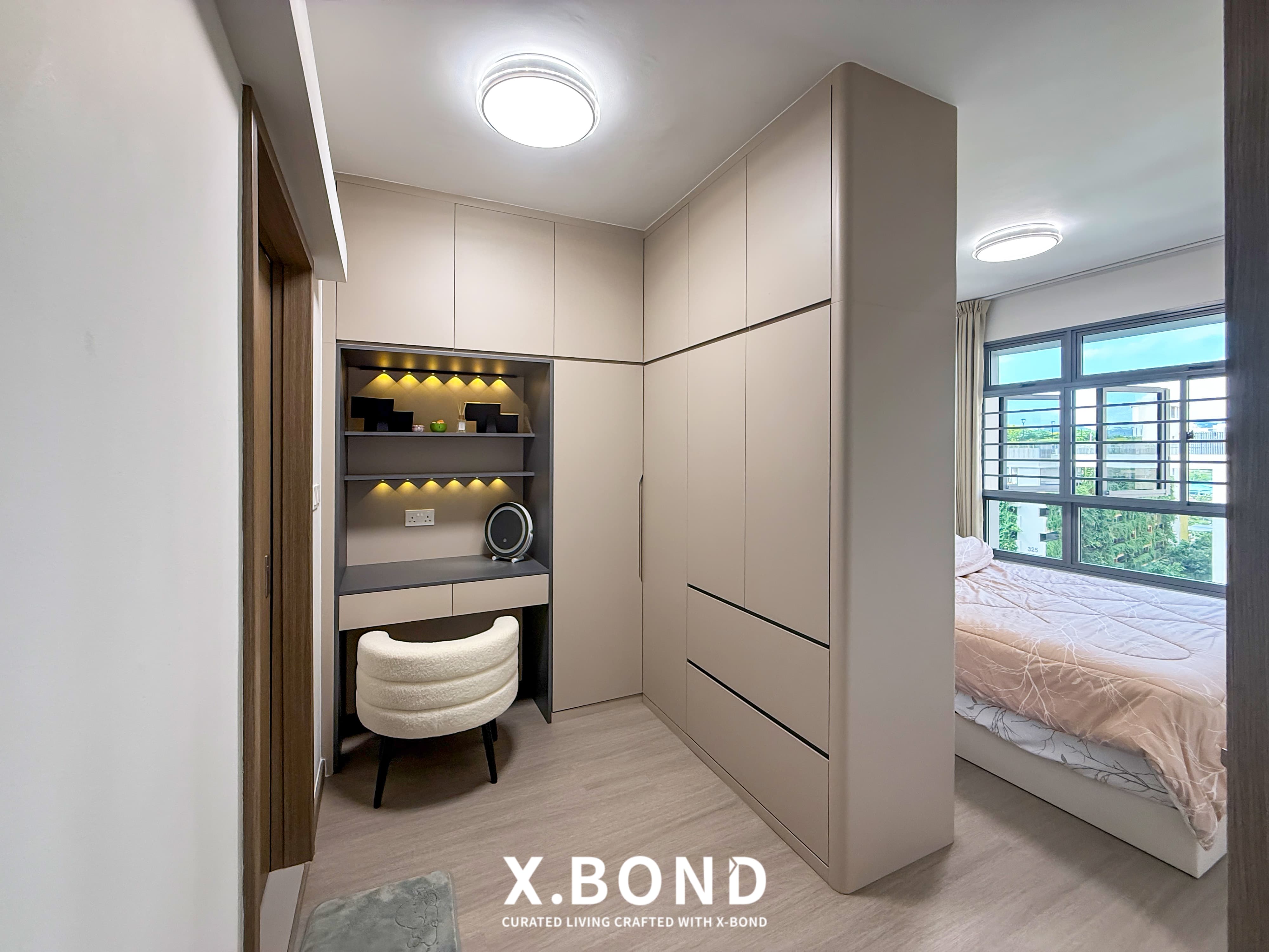 Contemporary Beige & Dark Grey BTO in Tengah Garden Walk