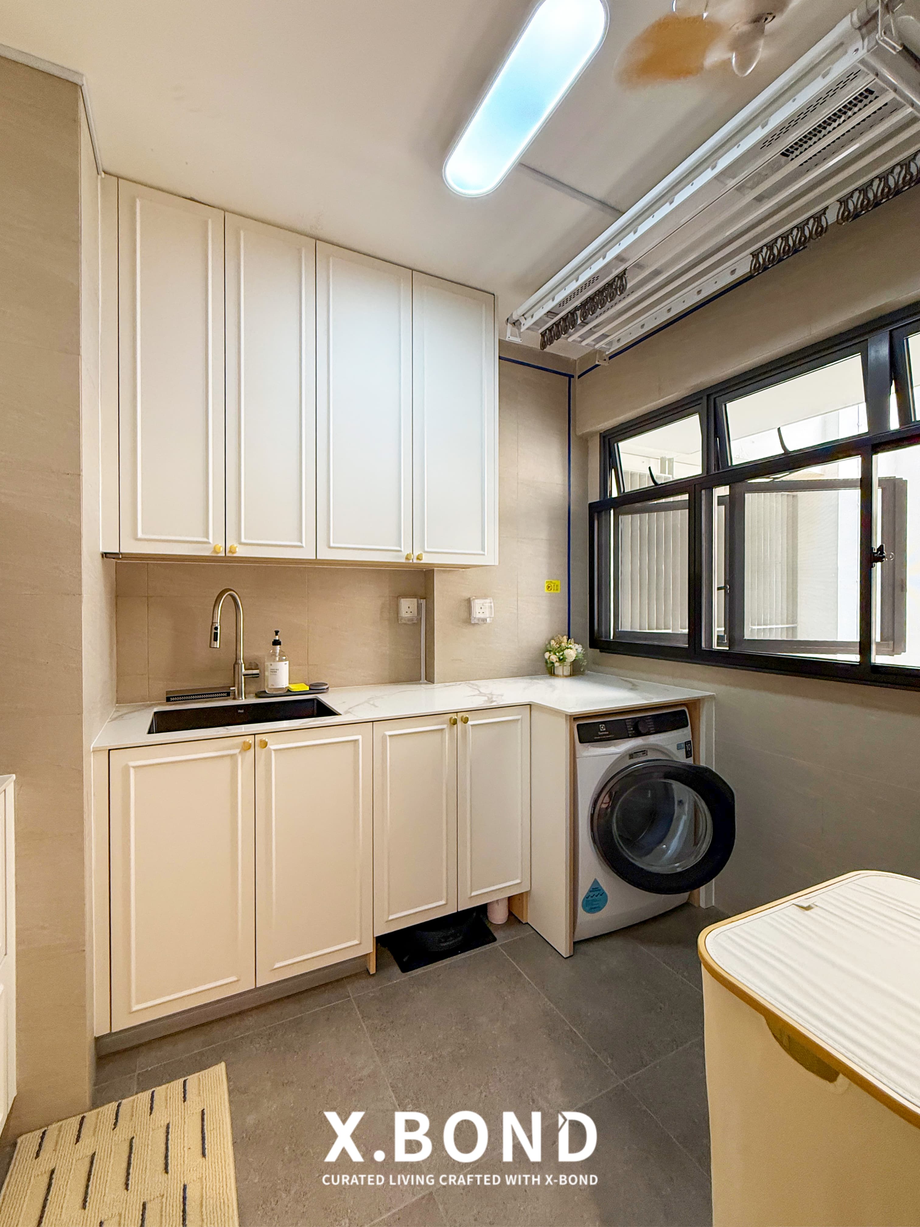 Creamy French Living Space in Tengah Park Ave