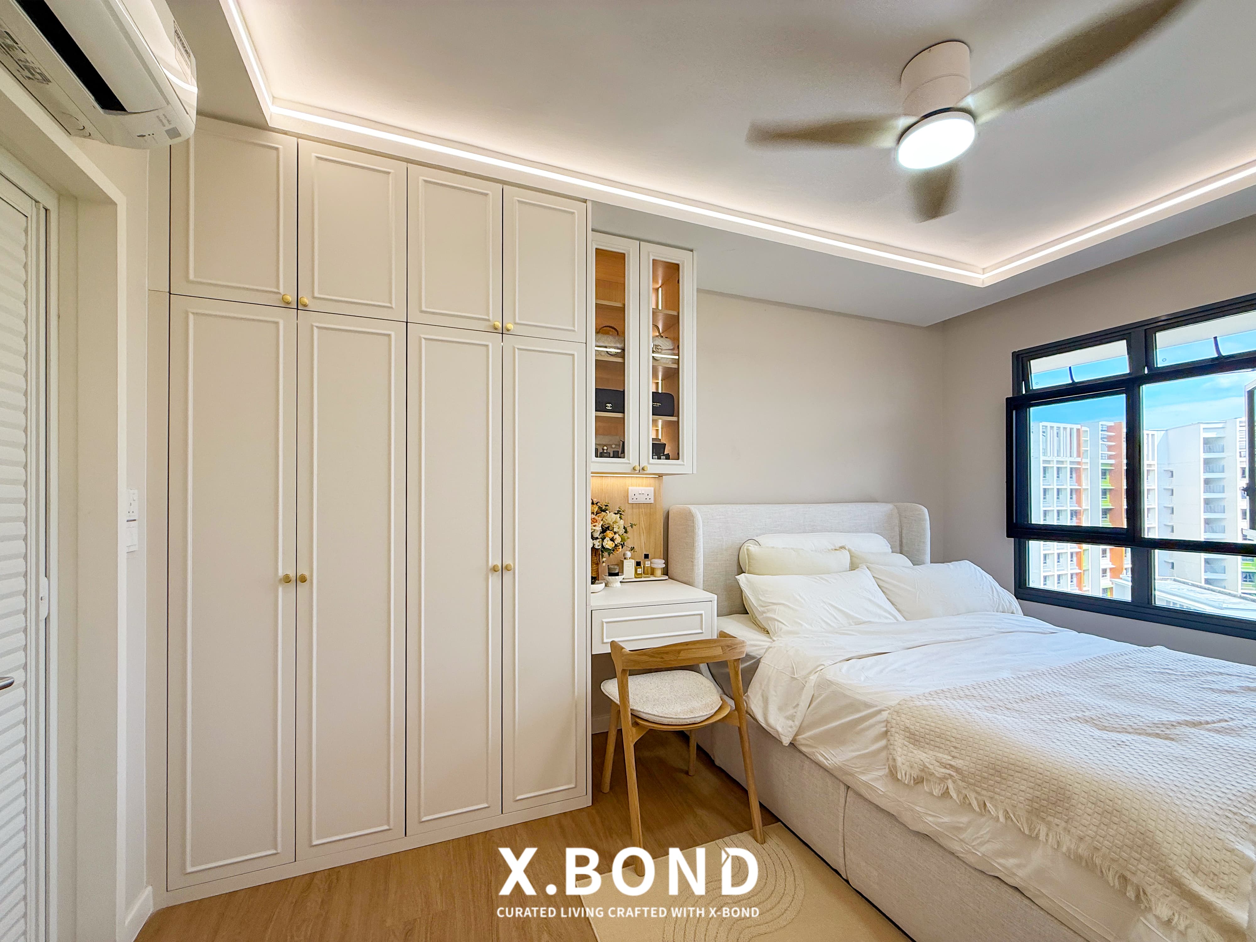 Creamy French Living Space in Tengah Park Ave