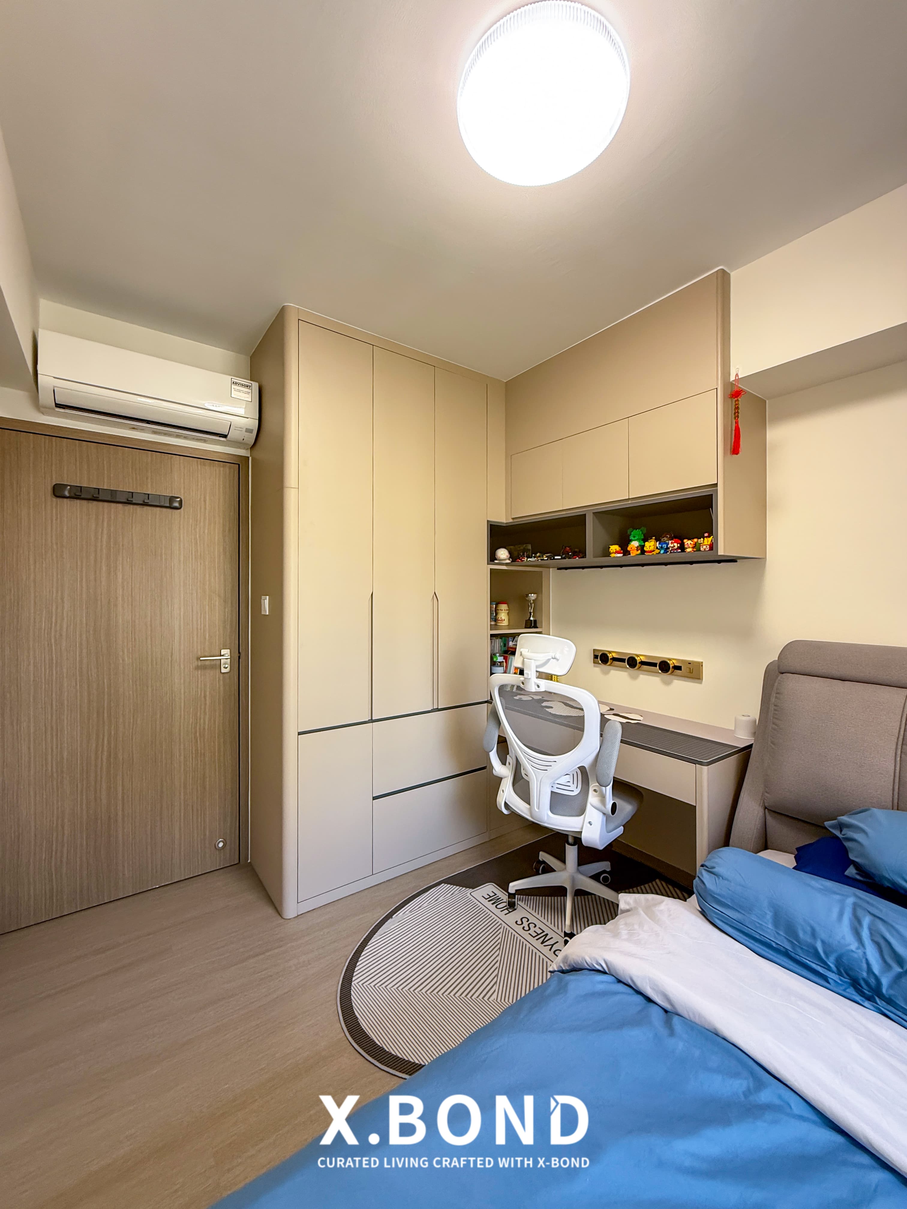 Contemporary Beige & Dark Grey BTO in Tengah Garden Walk