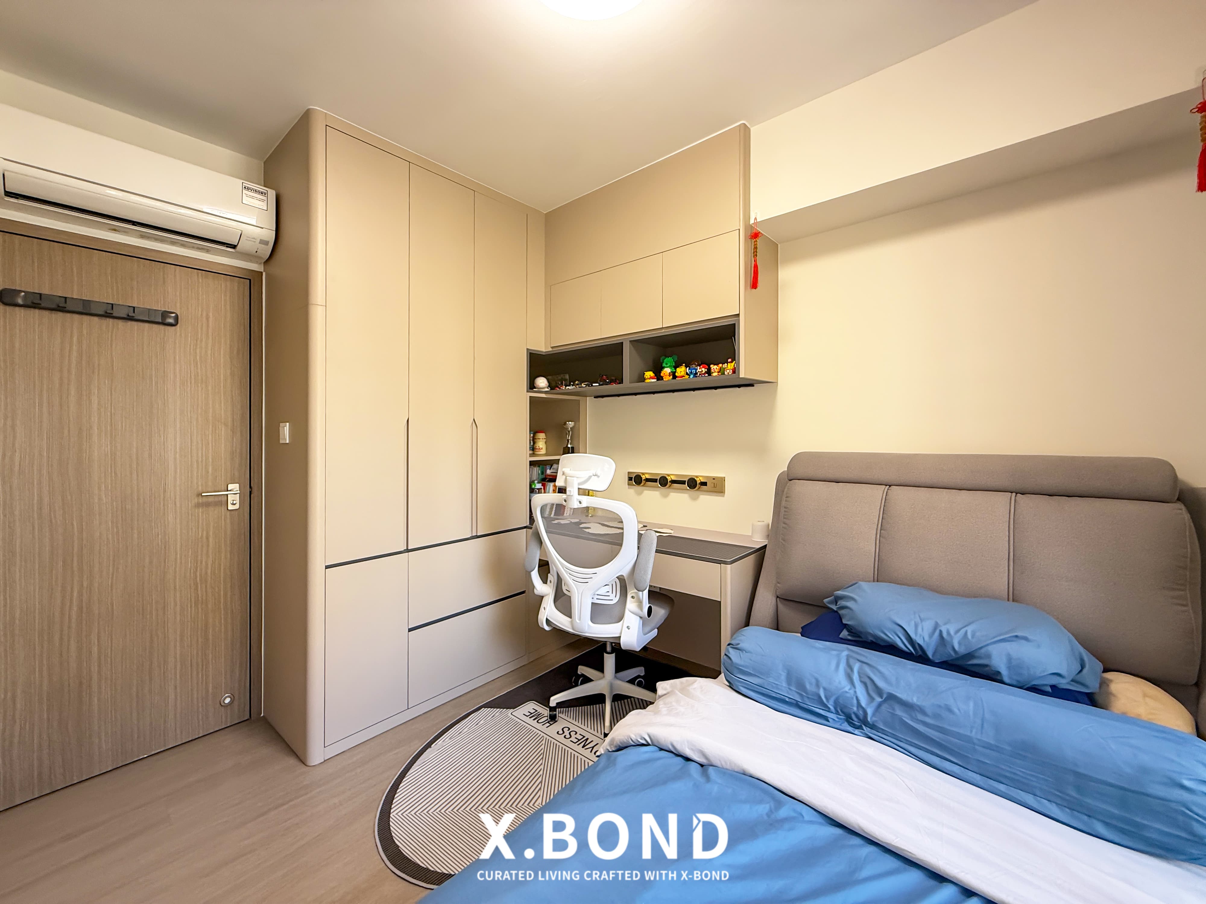 Contemporary Beige & Dark Grey BTO in Tengah Garden Walk
