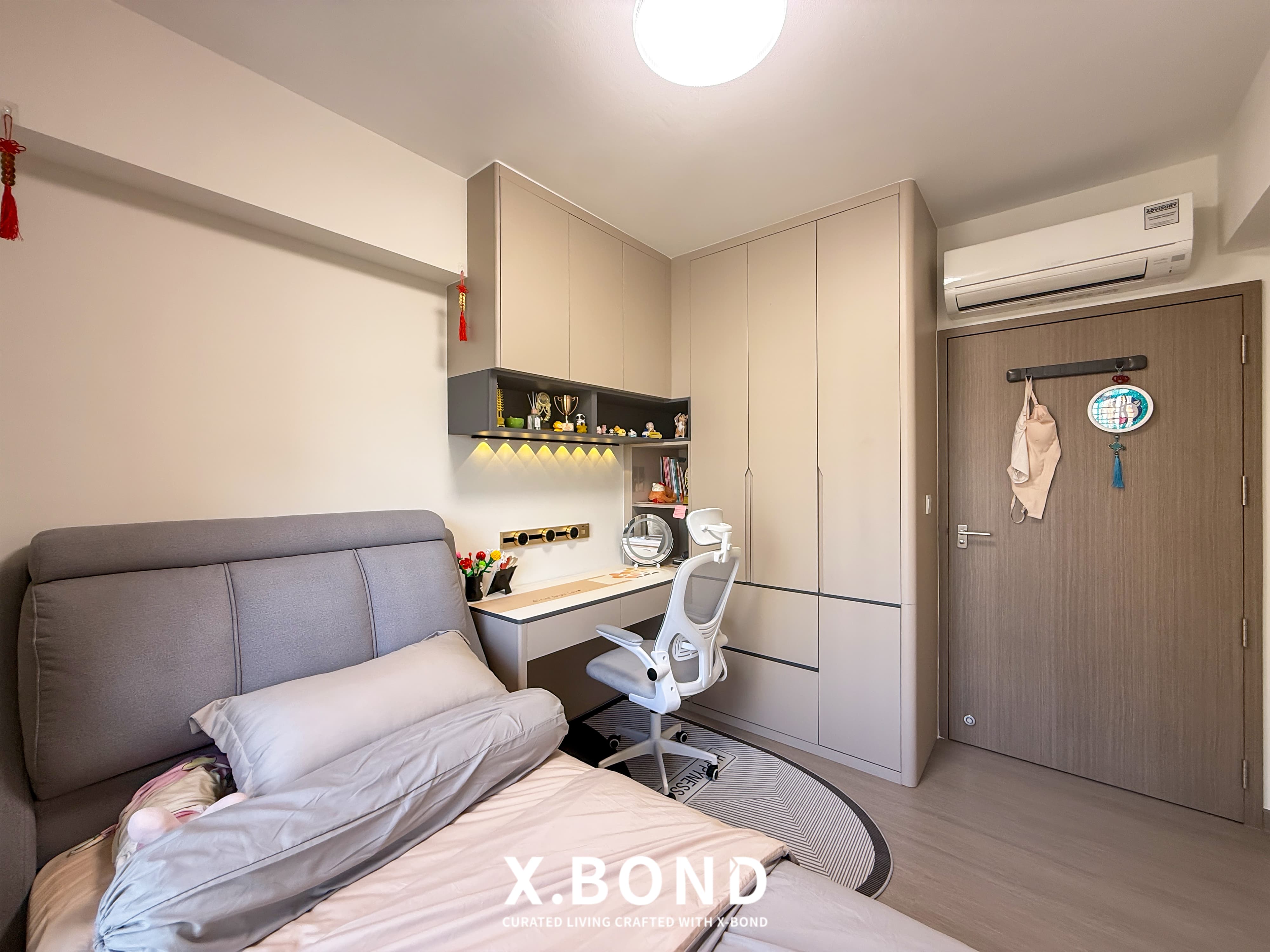 Contemporary Beige & Dark Grey BTO in Tengah Garden Walk