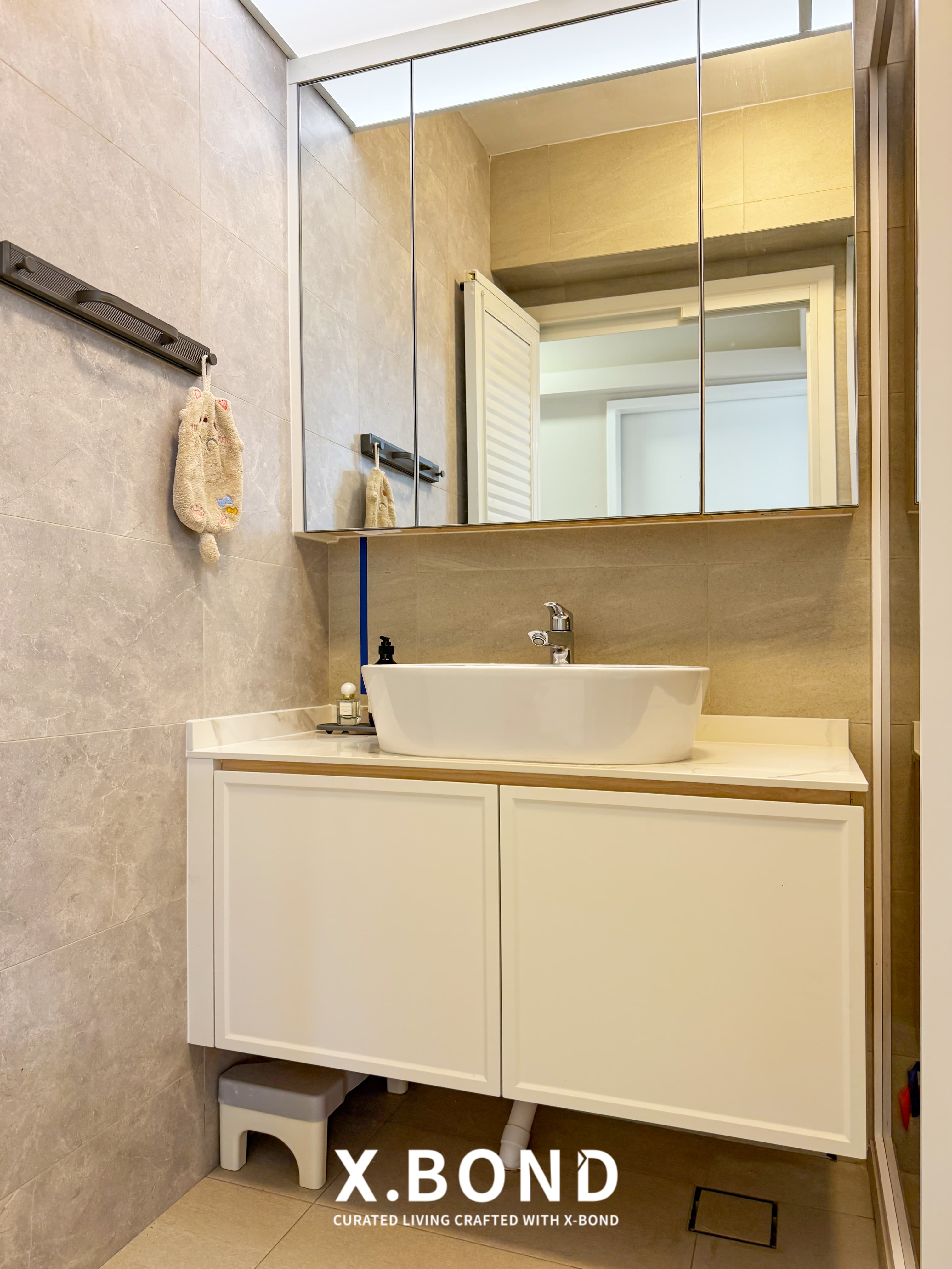 Creamy French Living Space in Tengah Park Ave