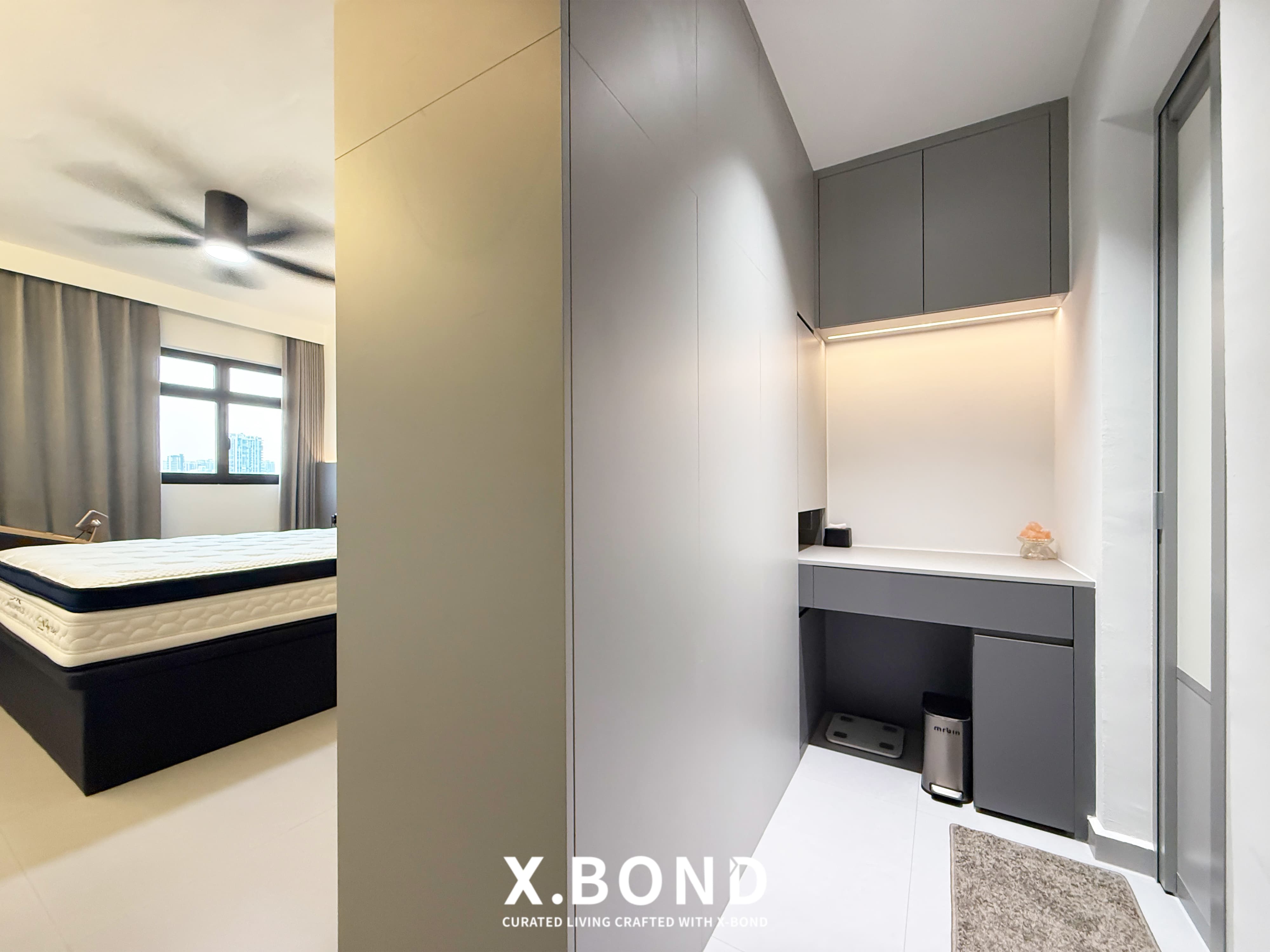 Modern Contemporary Grey-Themed HDB in Kent Ridge