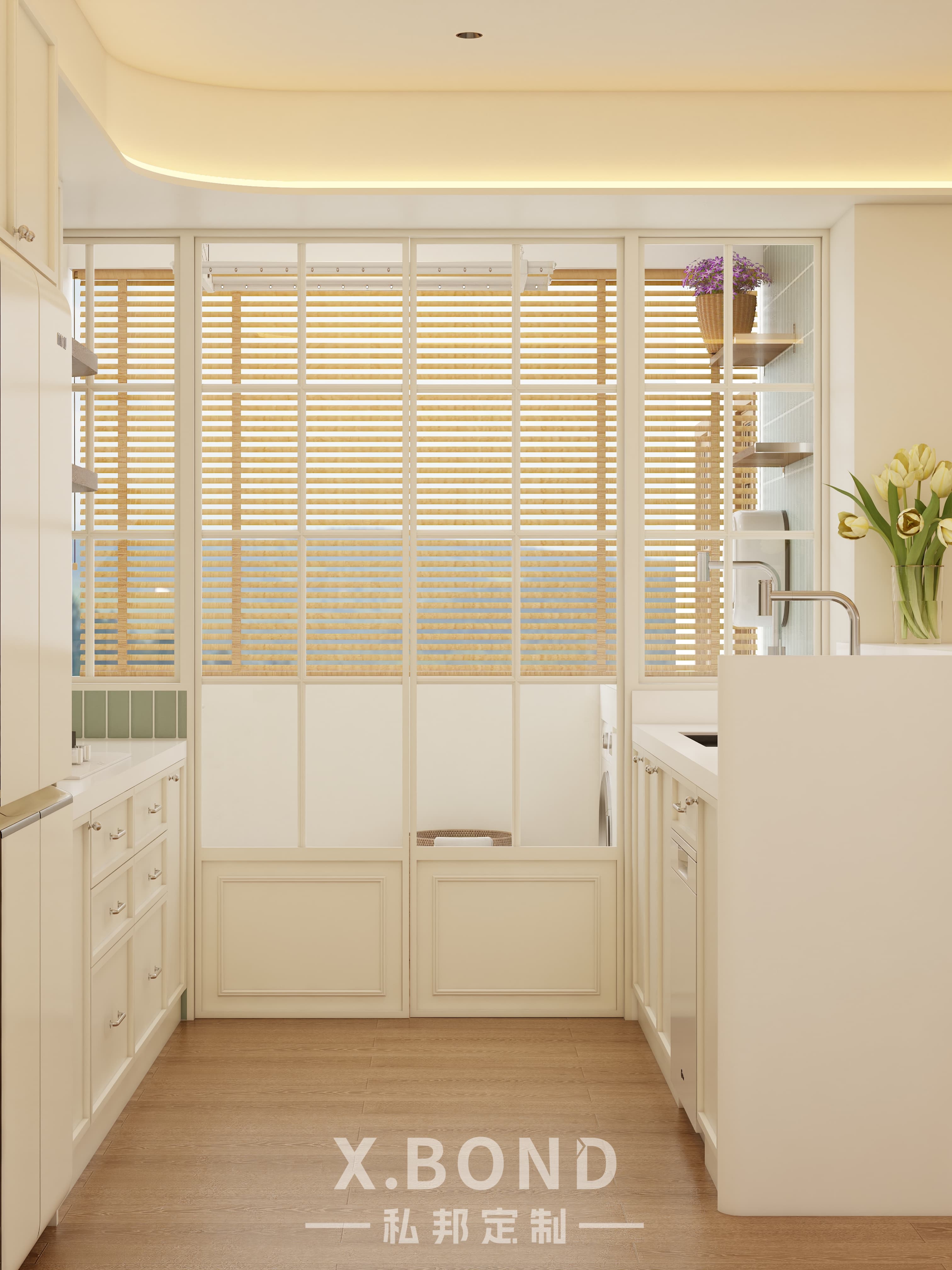 Whole-House Customization 0020: 4-Room BTO at Parc Residences Tengah | French Cream Style Design