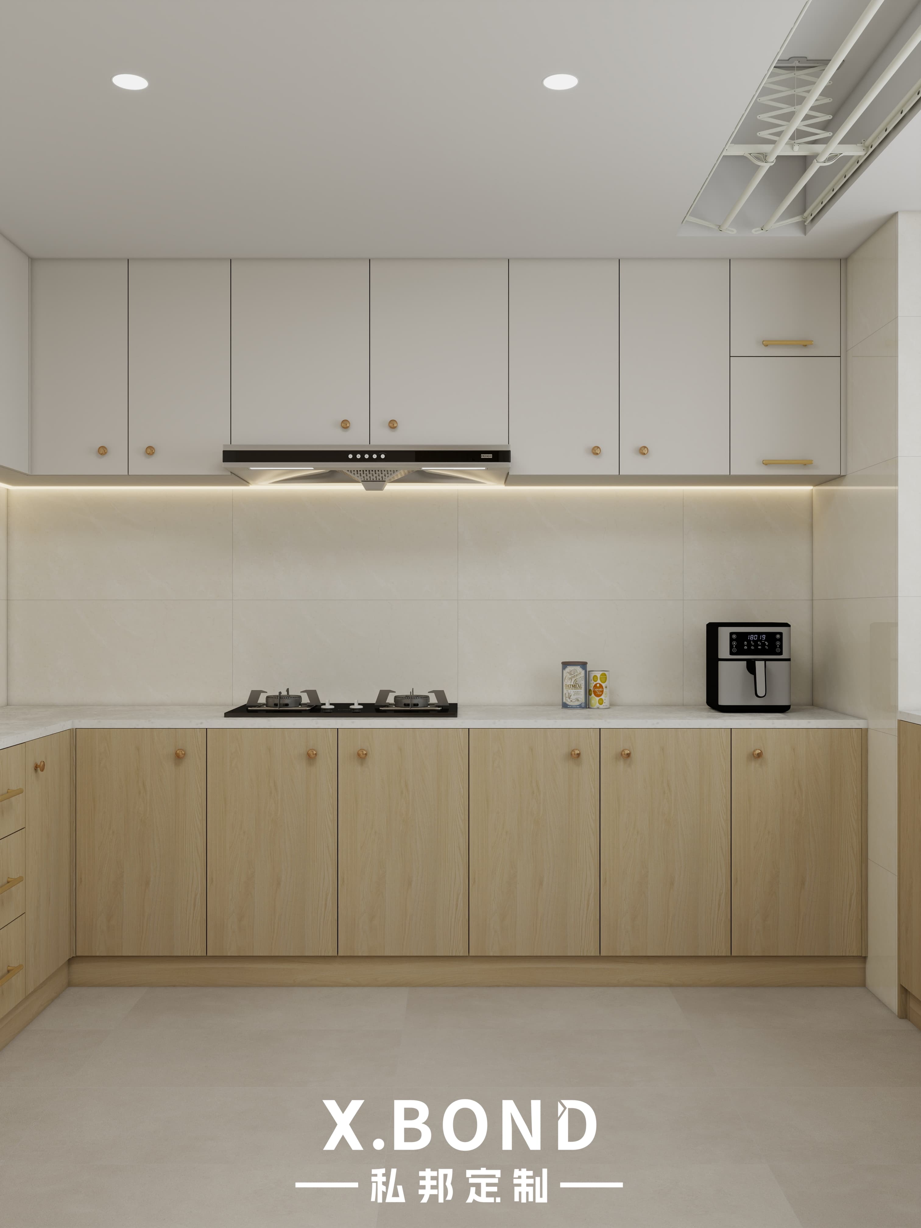 Whole-House Customization 0023: 3-Room BTO at Nanyang Opal | Original Wood Minimalist Style Design