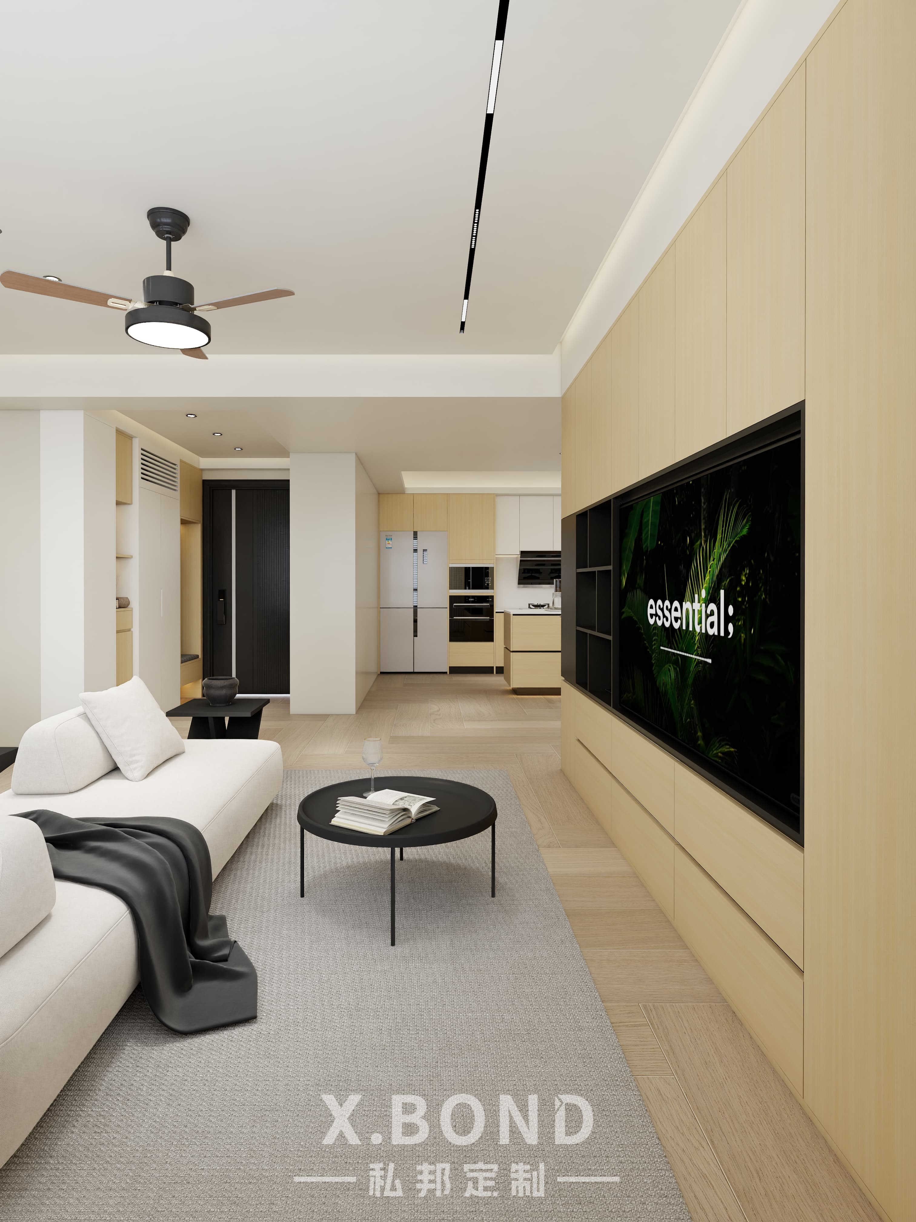 Whole-House Customization 0016: 5-Room BTO at Parc Residences Tengah | Modern Original Wood Minimalist Design-X.BOND Customize Furniture Design