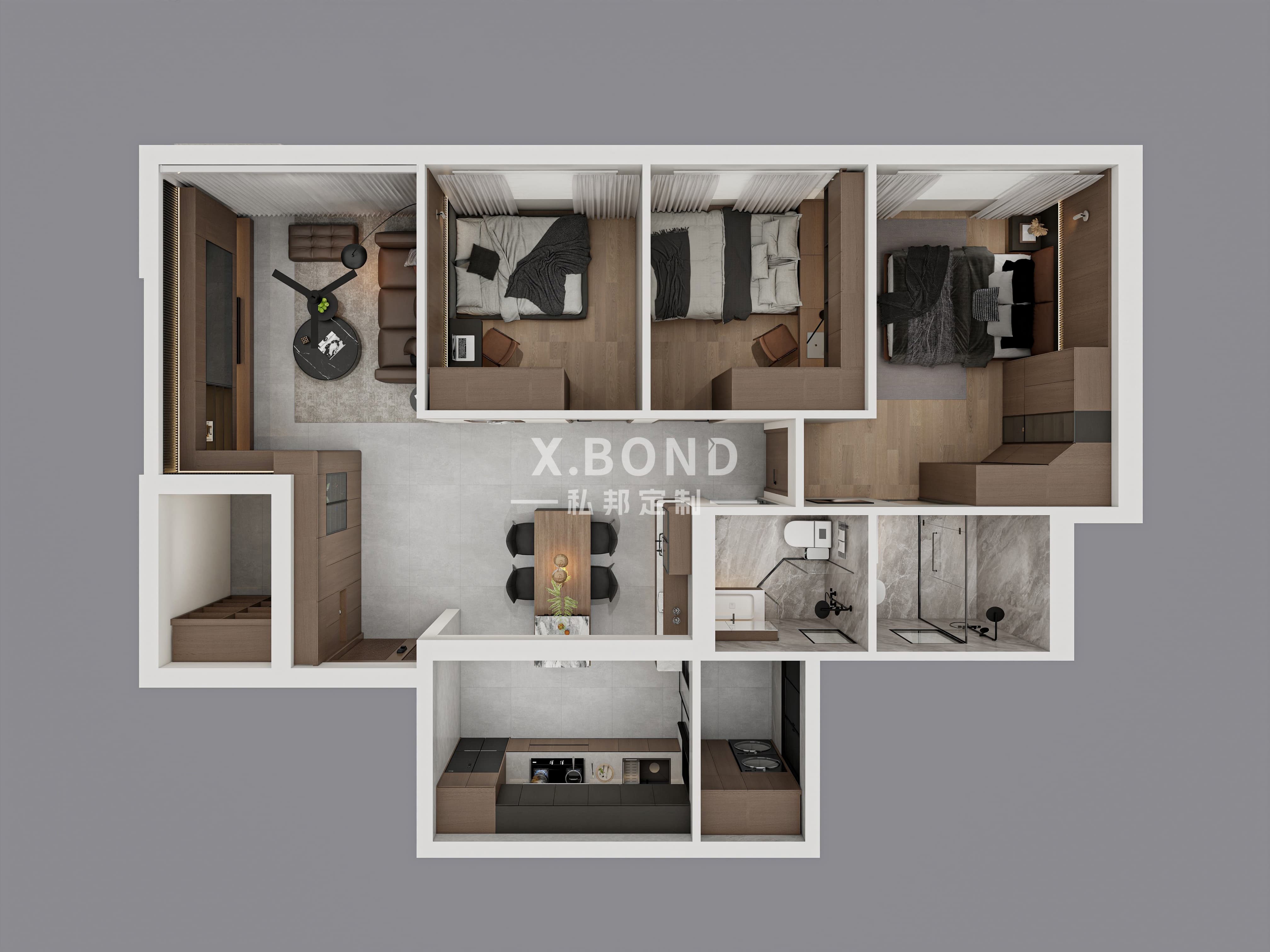 Whole-House Customization 0026: 4-Room BTO at MacPherson Weave | Italian Style Design