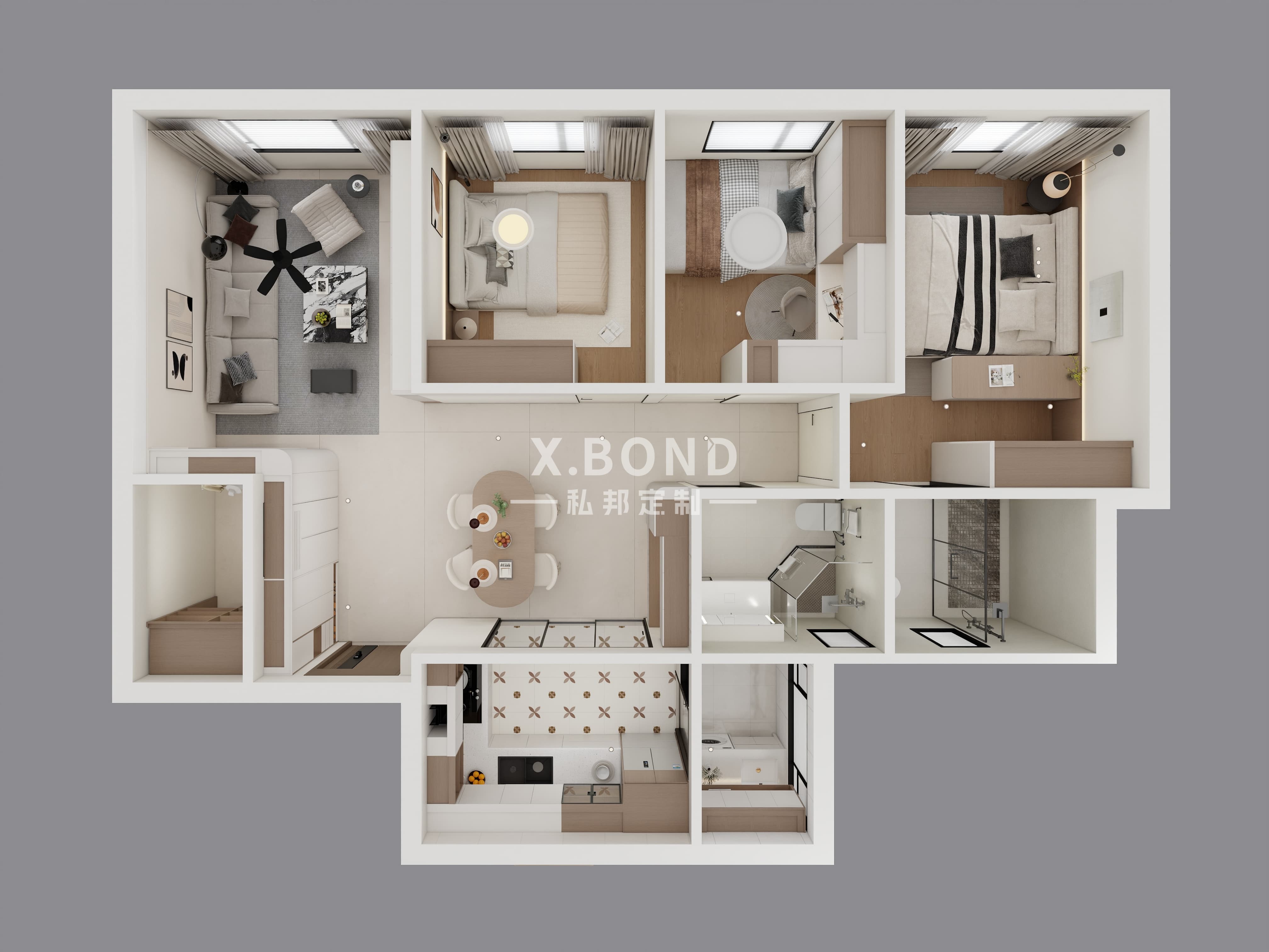Whole-House Customization 0025: 4-Room BTO at MacPherson Weave | Modern Minimalist Style Design
