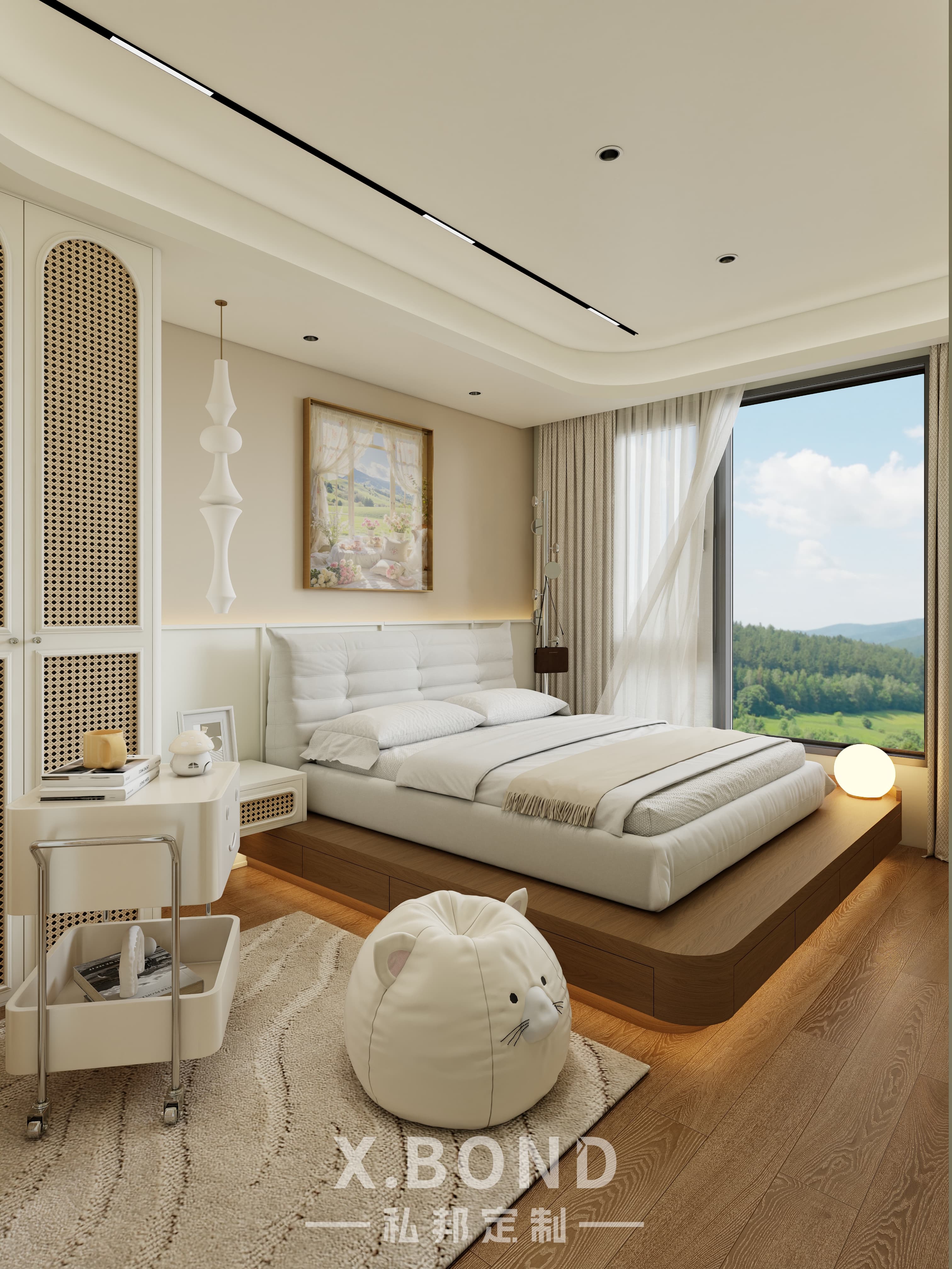 Whole-House Customization 0020: 4-Room BTO at Parc Residences Tengah | French Cream Style Design