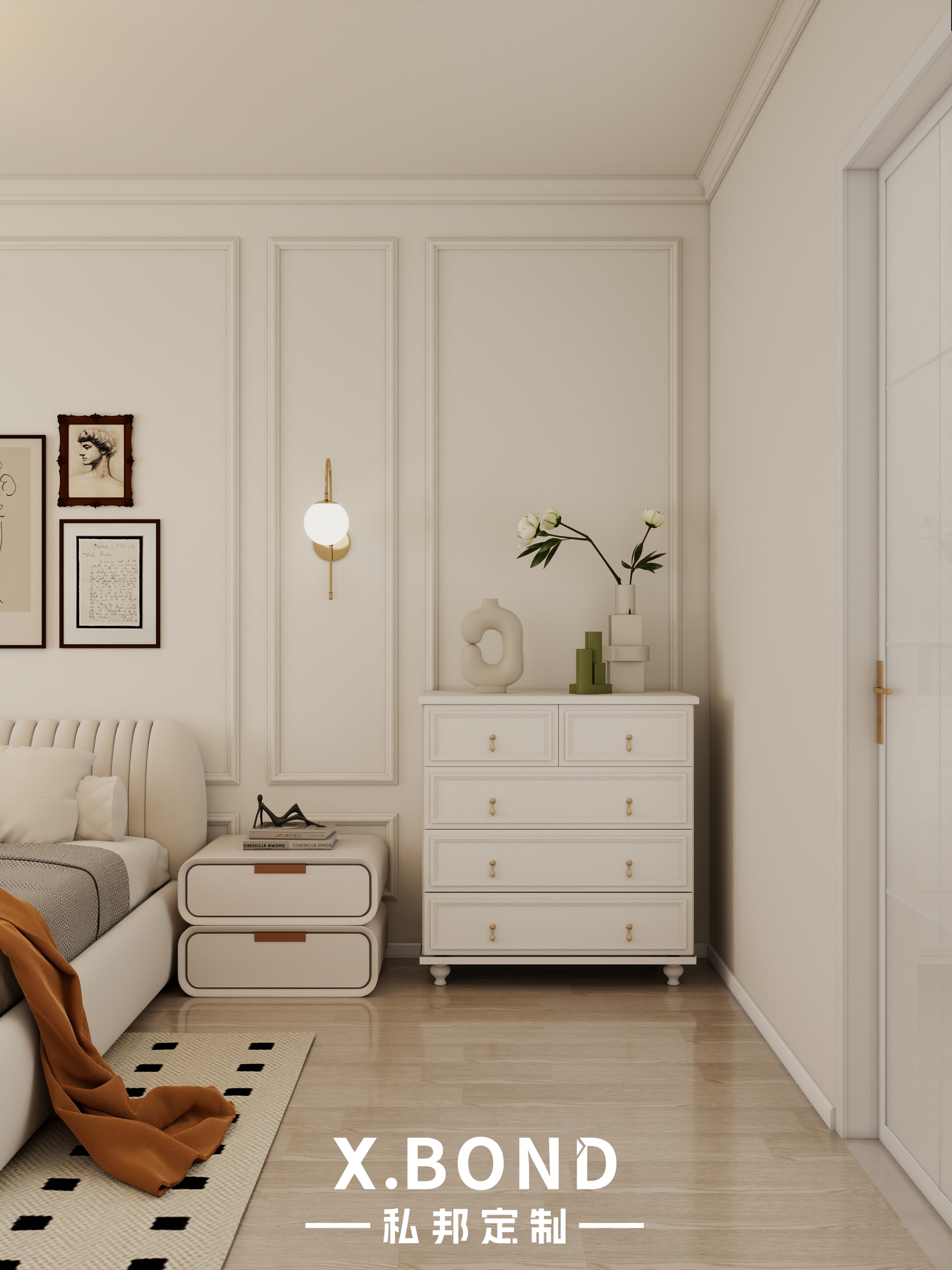 Whole-House Customization 0024: 4-Room BTO at Toh Guan Grove | Modern French Style Design