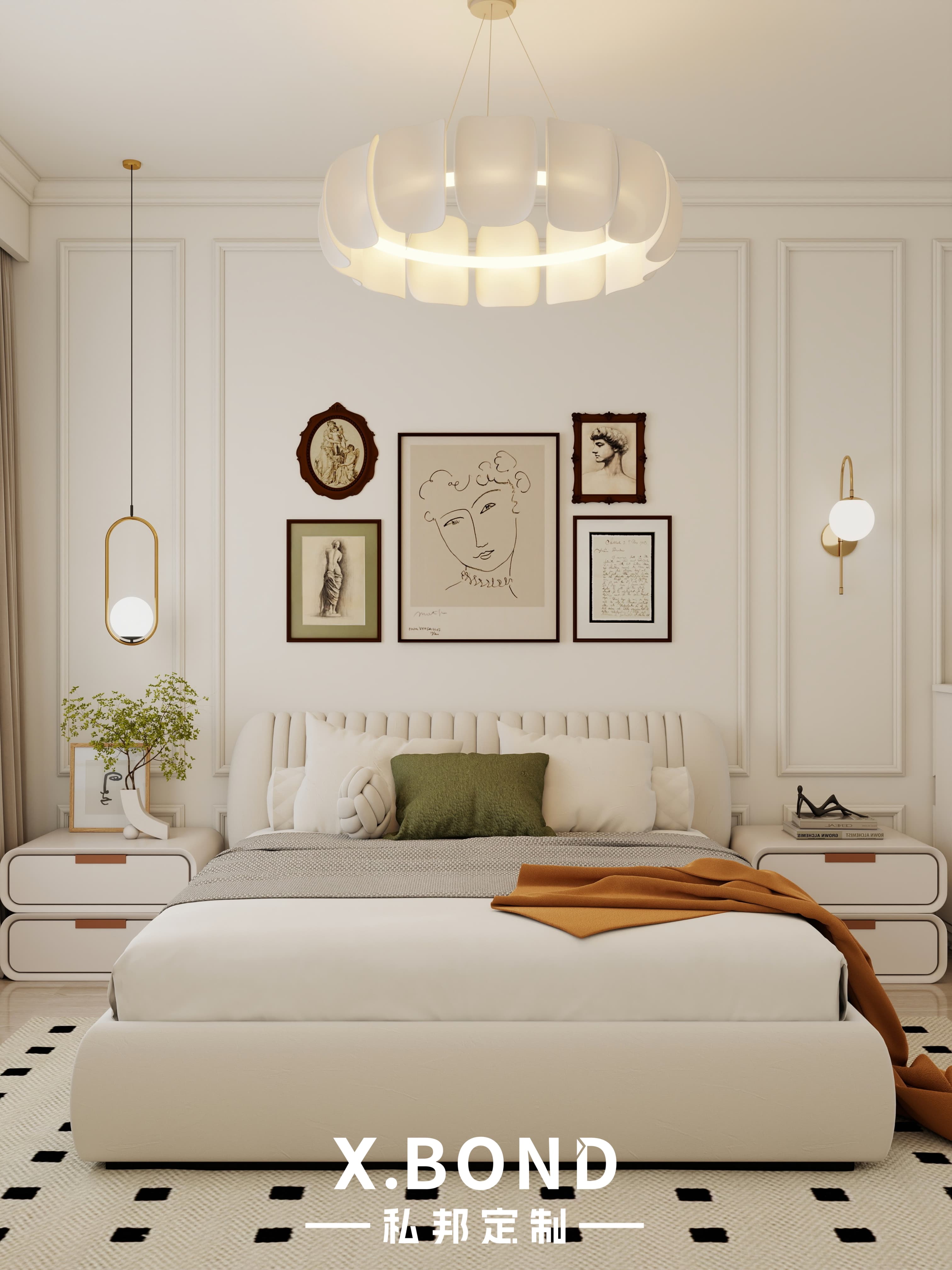 Whole-House Customization 0024: 4-Room BTO at Toh Guan Grove | Modern French Style Design