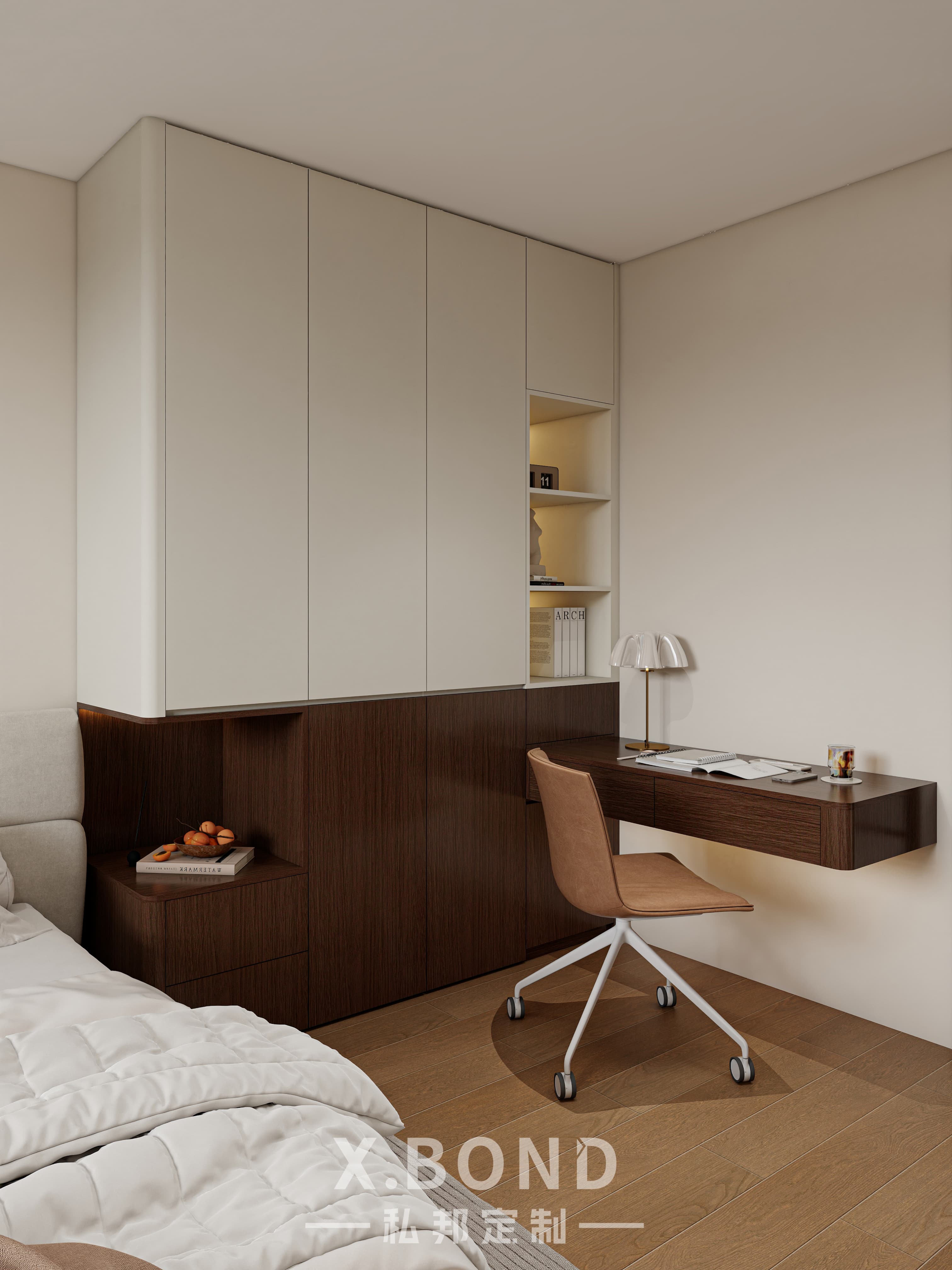 Whole-House Customization 0017: 4-Room BTO at Bartley GreenRise | Mid-Century Cream Style Design