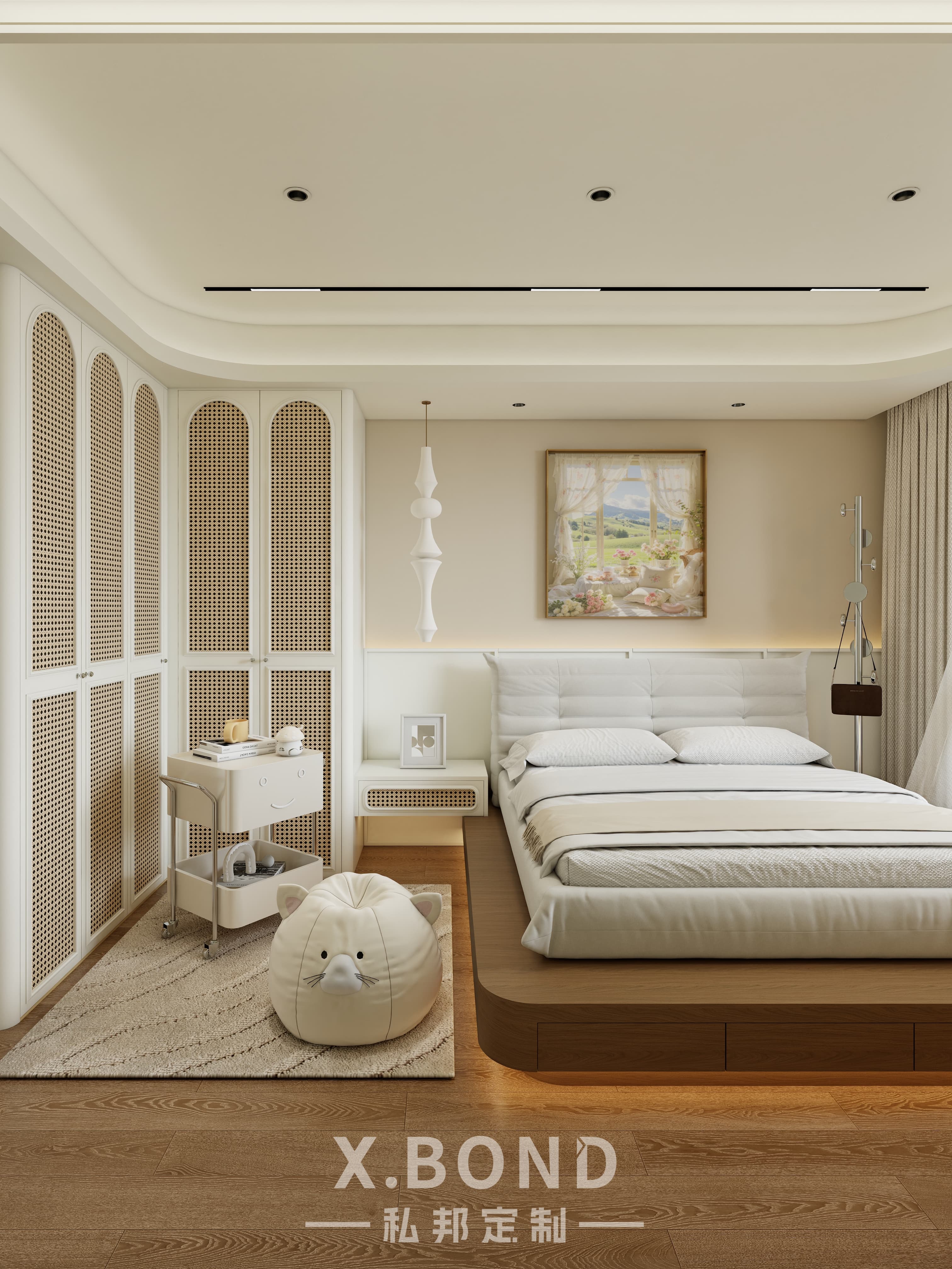 Whole-House Customization 0020: 4-Room BTO at Parc Residences Tengah | French Cream Style Design