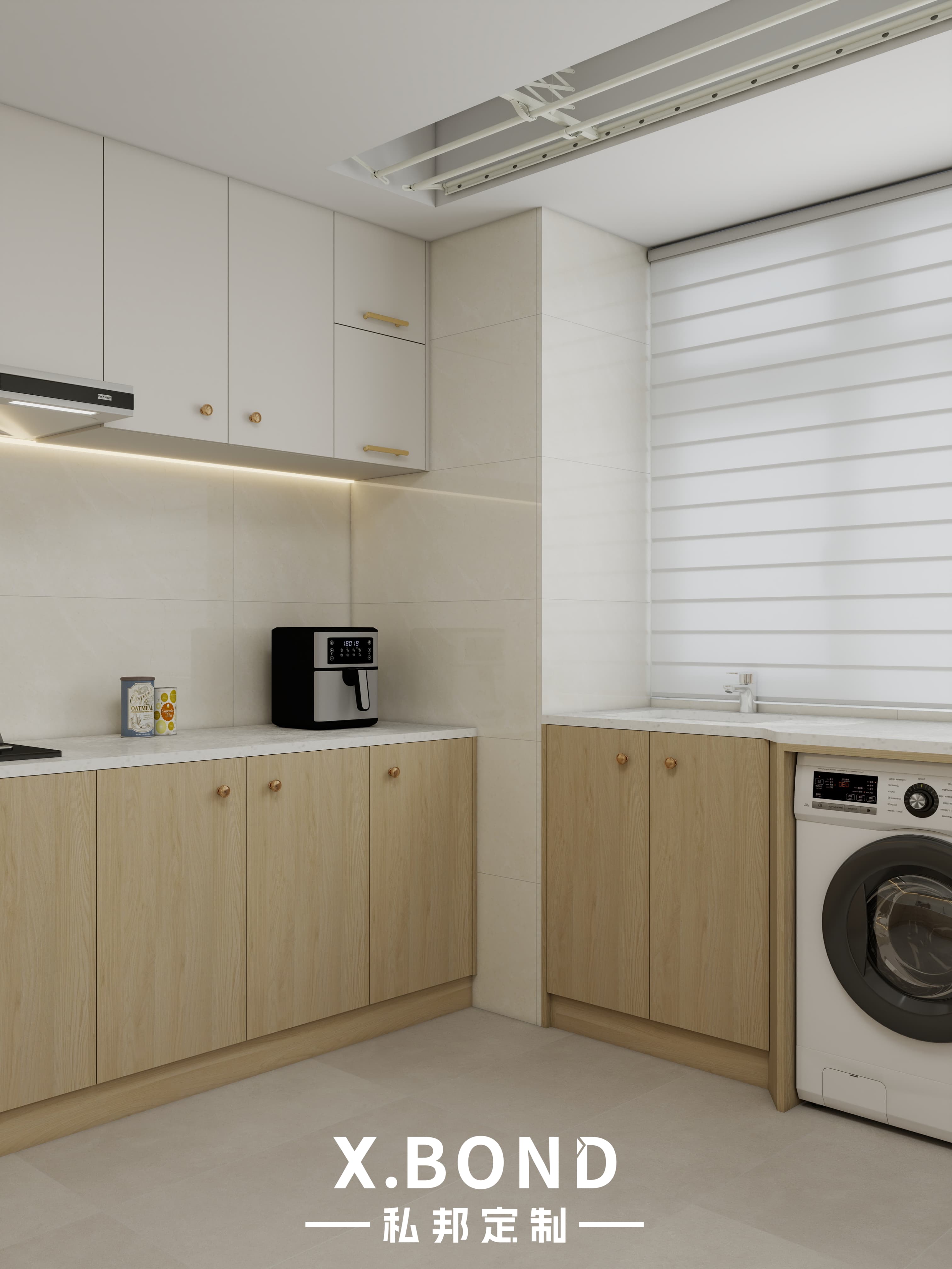 Whole-House Customization 0023: 3-Room BTO at Nanyang Opal | Original Wood Minimalist Style Design