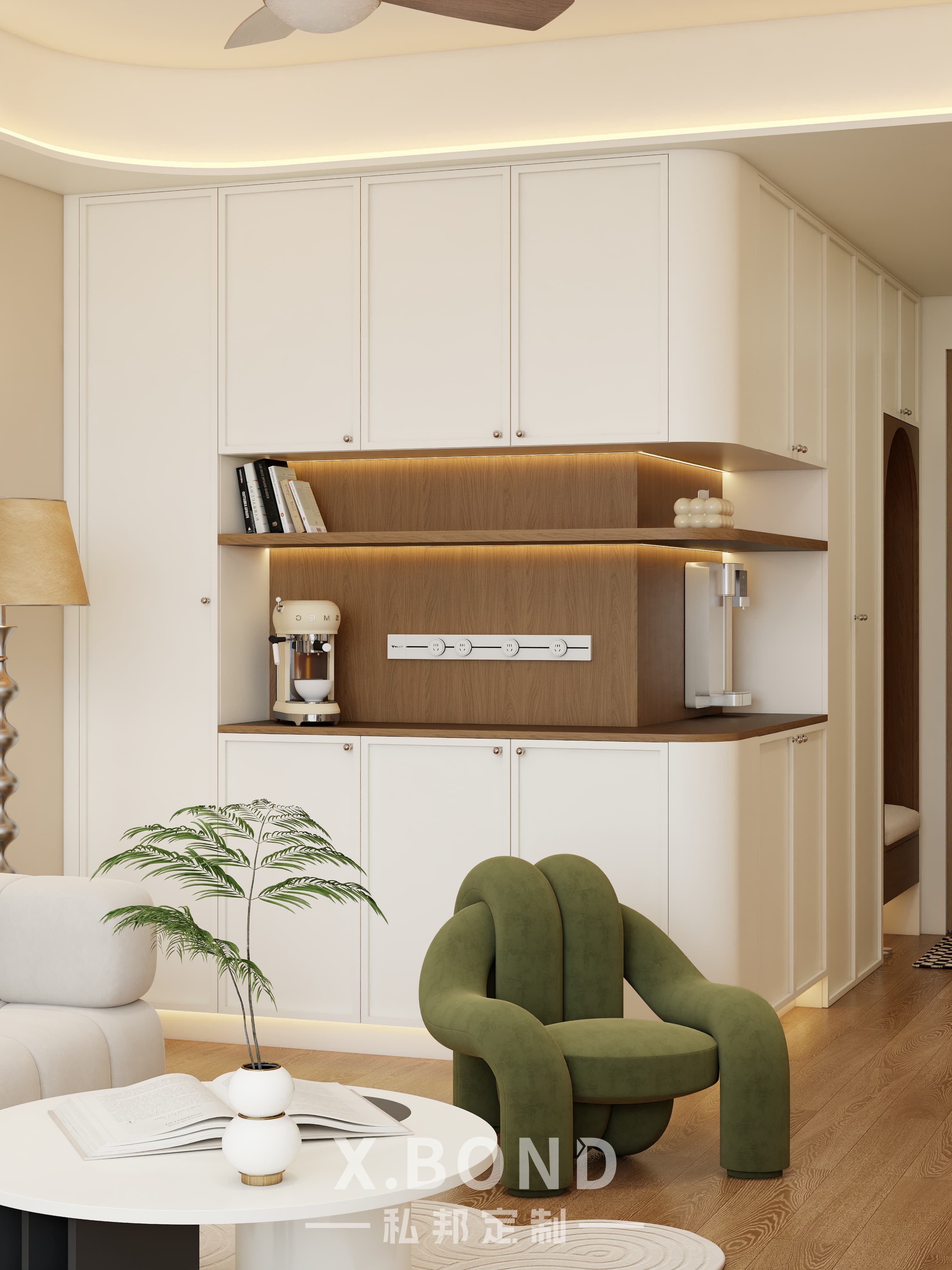 Whole-House Customization 0020: 4-Room BTO at Parc Residences Tengah | French Cream Style Design