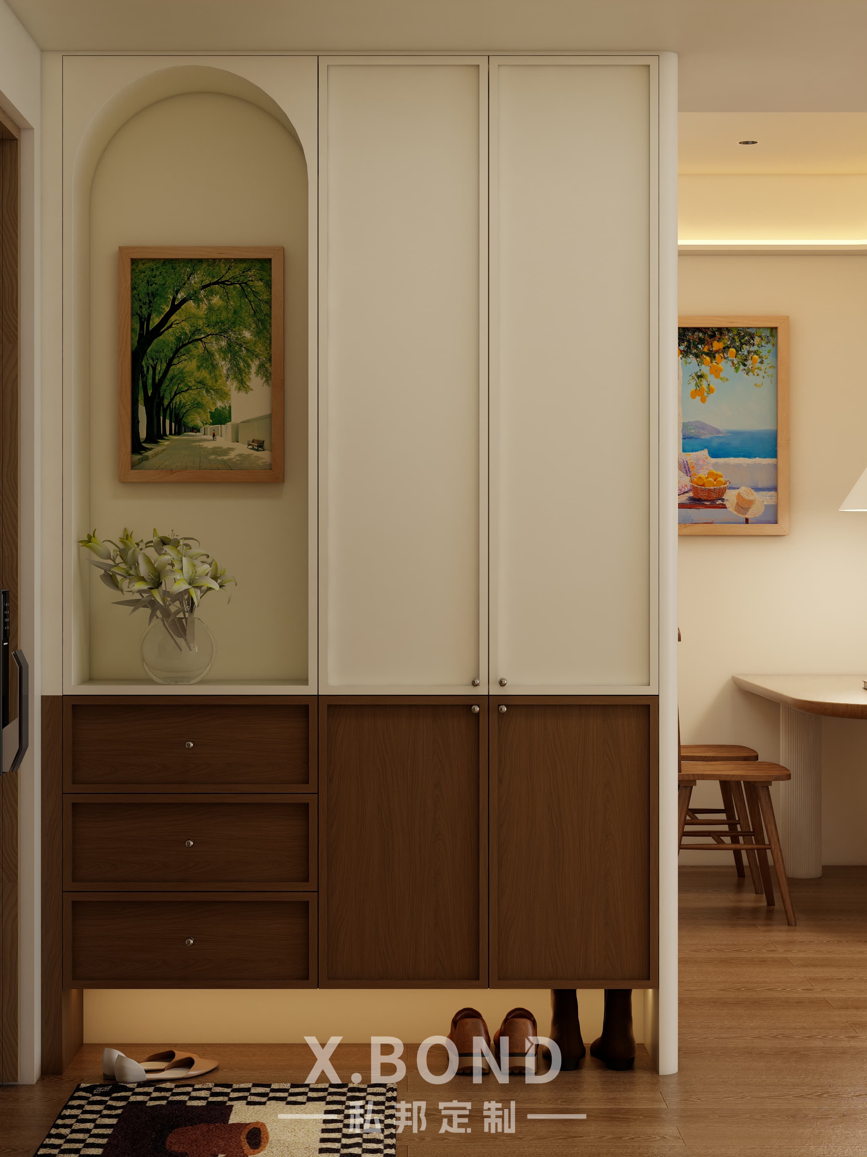 Whole-House Customization 0020: 4-Room BTO at Parc Residences Tengah | French Cream Style Design