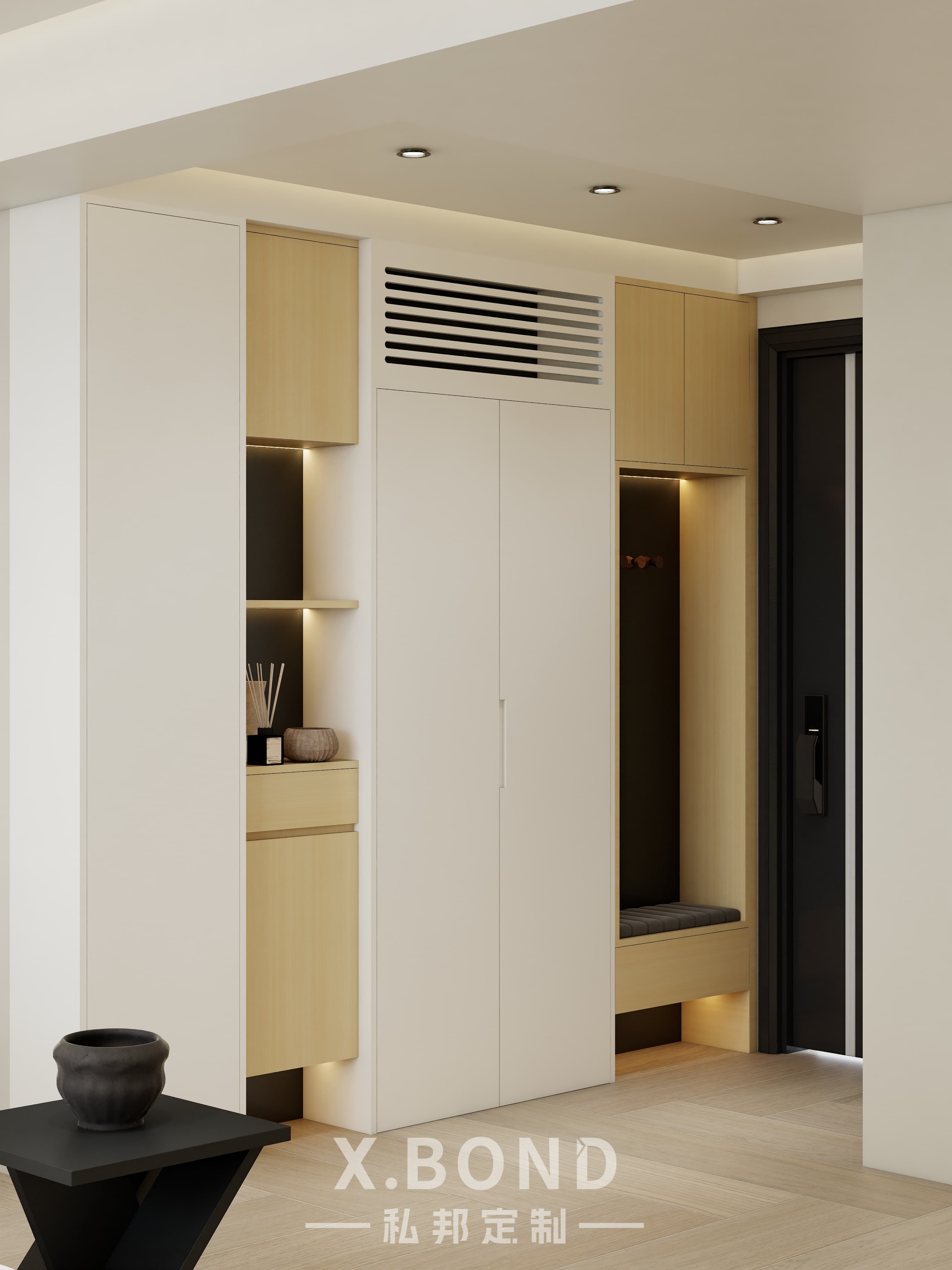 Whole-House Customization 0016: 5-Room BTO at Parc Residences Tengah | Modern Original Wood Minimalist Design-X.BOND Customize Furniture Design