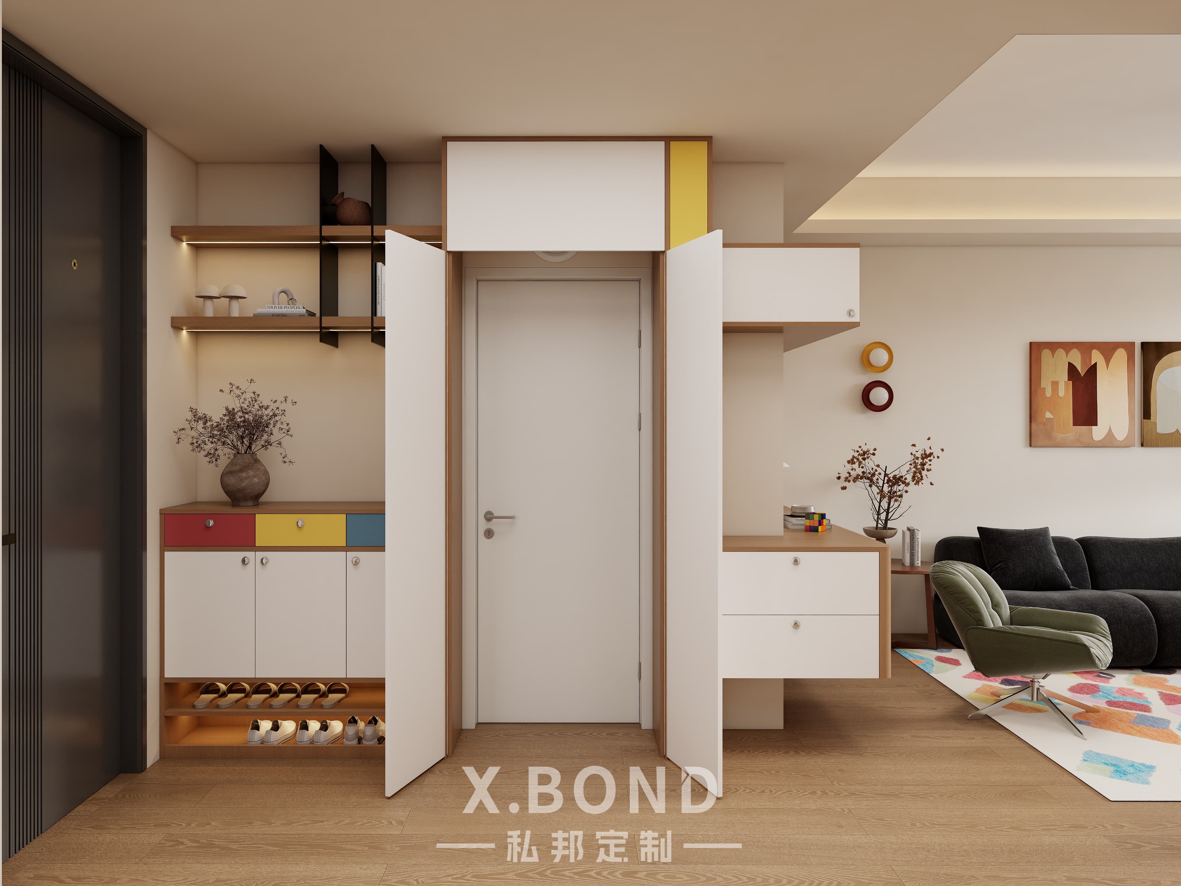 Entryway/Shoe Cabinet 0009