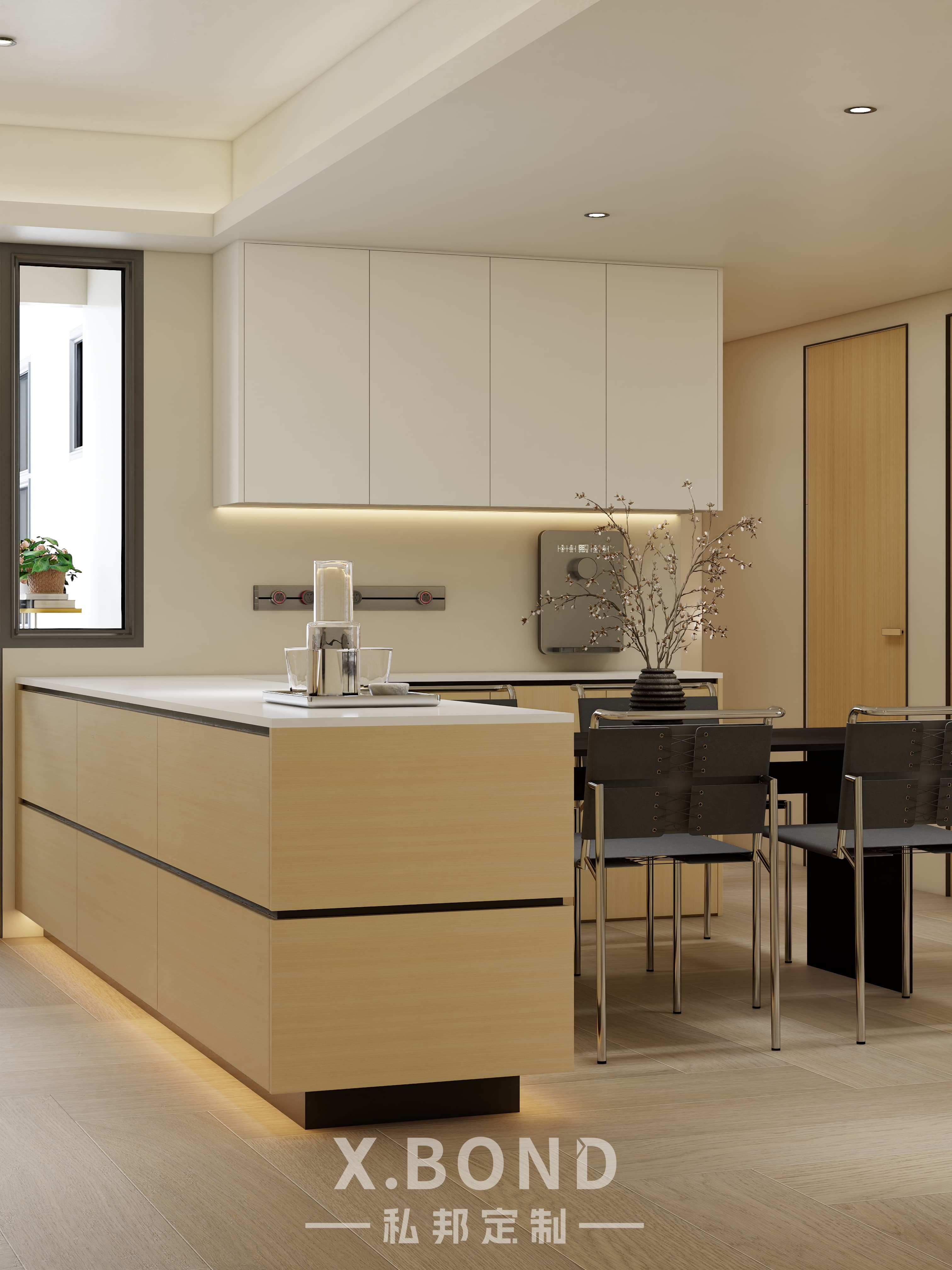 Whole-House Customization 0016: 5-Room BTO at Parc Residences Tengah | Modern Original Wood Minimalist Design-X.BOND Customize Furniture Design