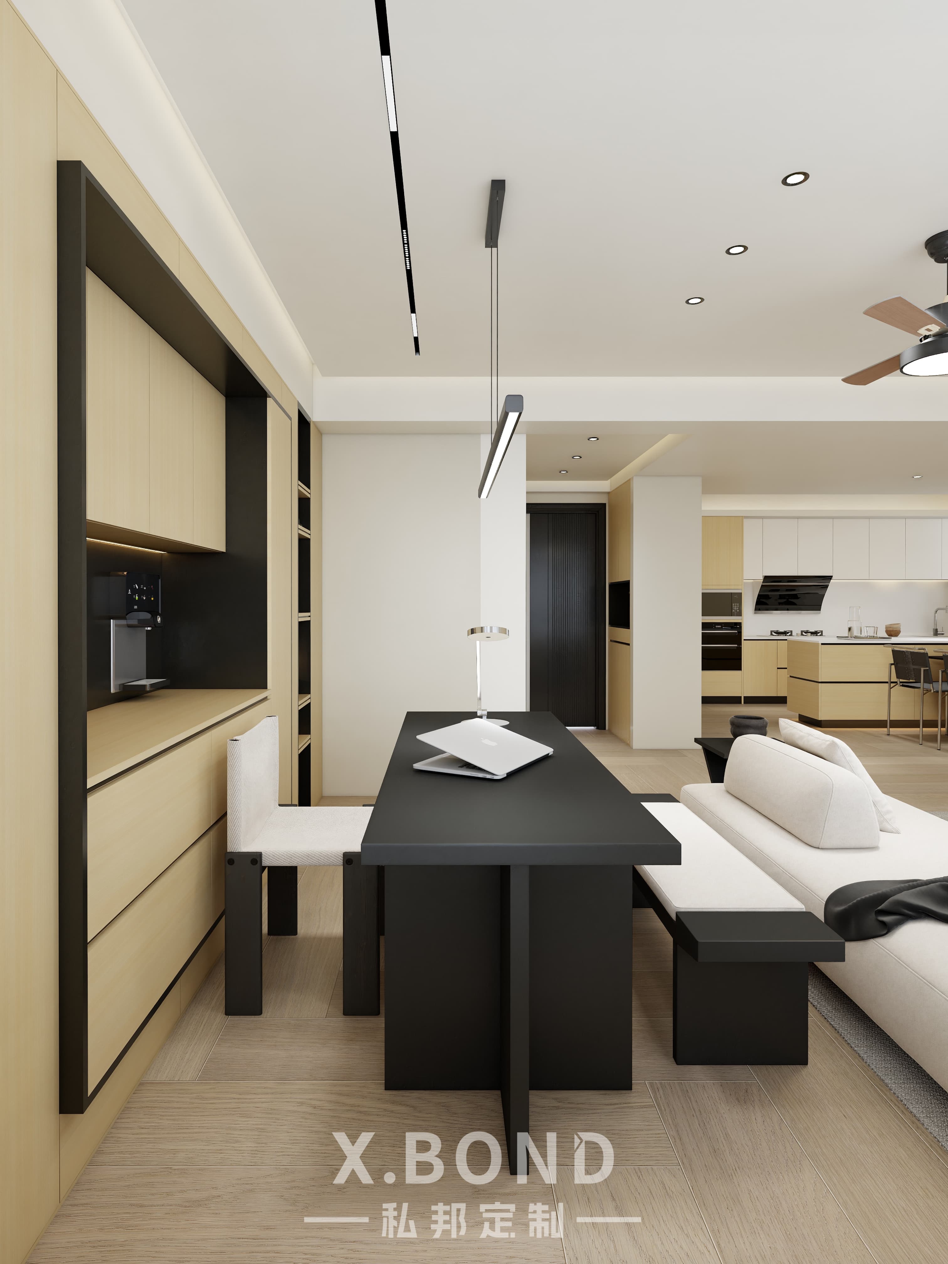 Whole-House Customization 0016: 5-Room BTO at Parc Residences Tengah | Modern Original Wood Minimalist Design-X.BOND Customize Furniture Design