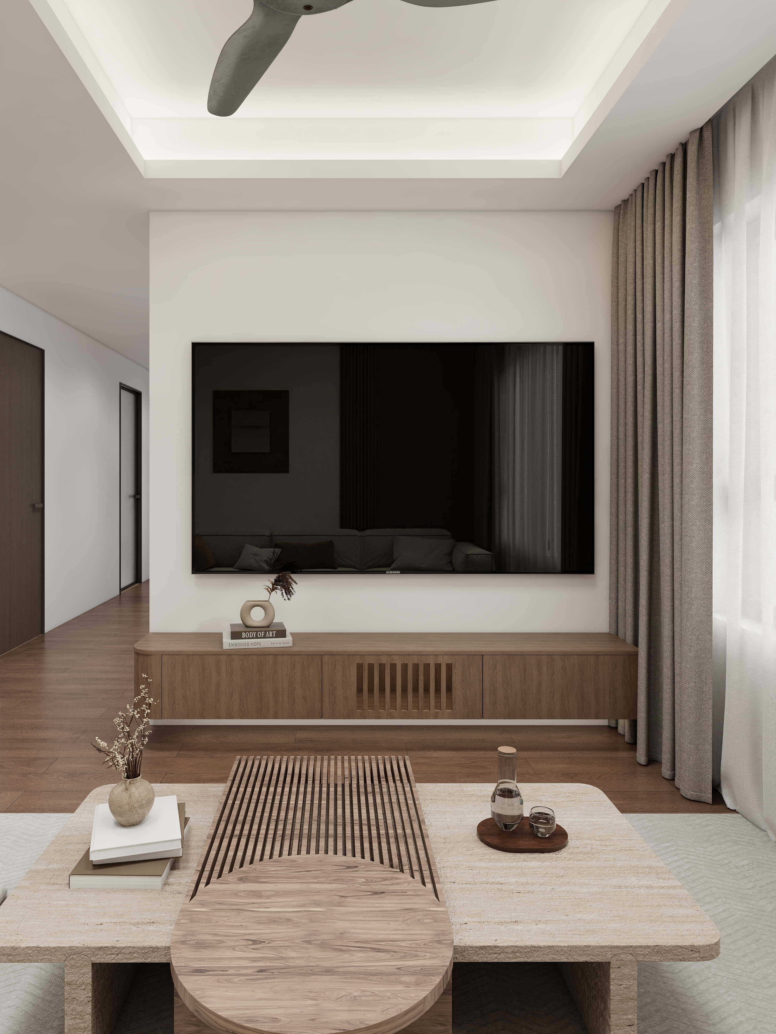 Whole-House Customization 0012: 4-Room BTO at Yishun Boardwalk | Wabi-Sabi Style Design