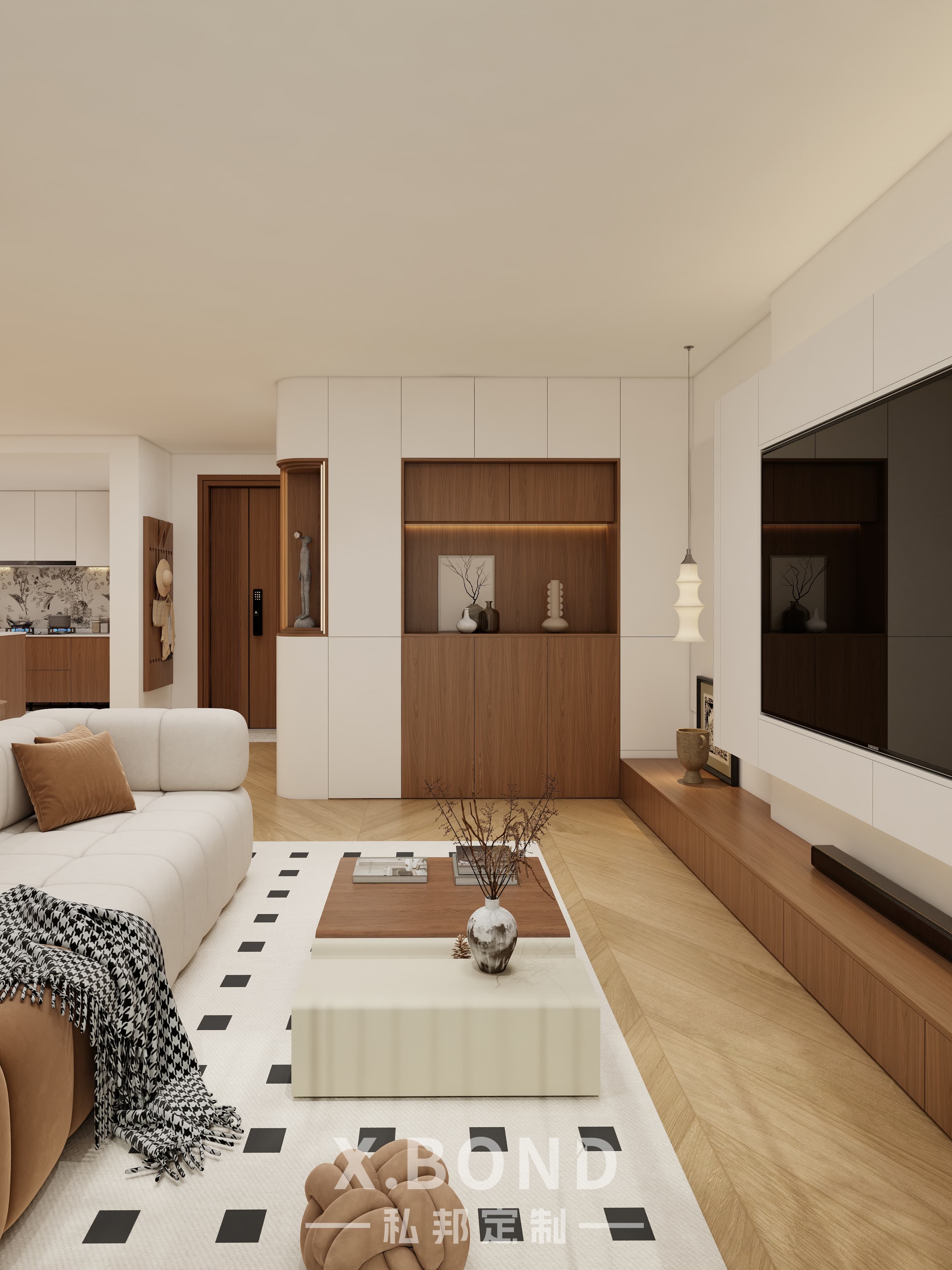 Whole-House Customization 0022: 5-Room BTO at Pasir Ris Costa Grove | Mid-Century Cream Style Design