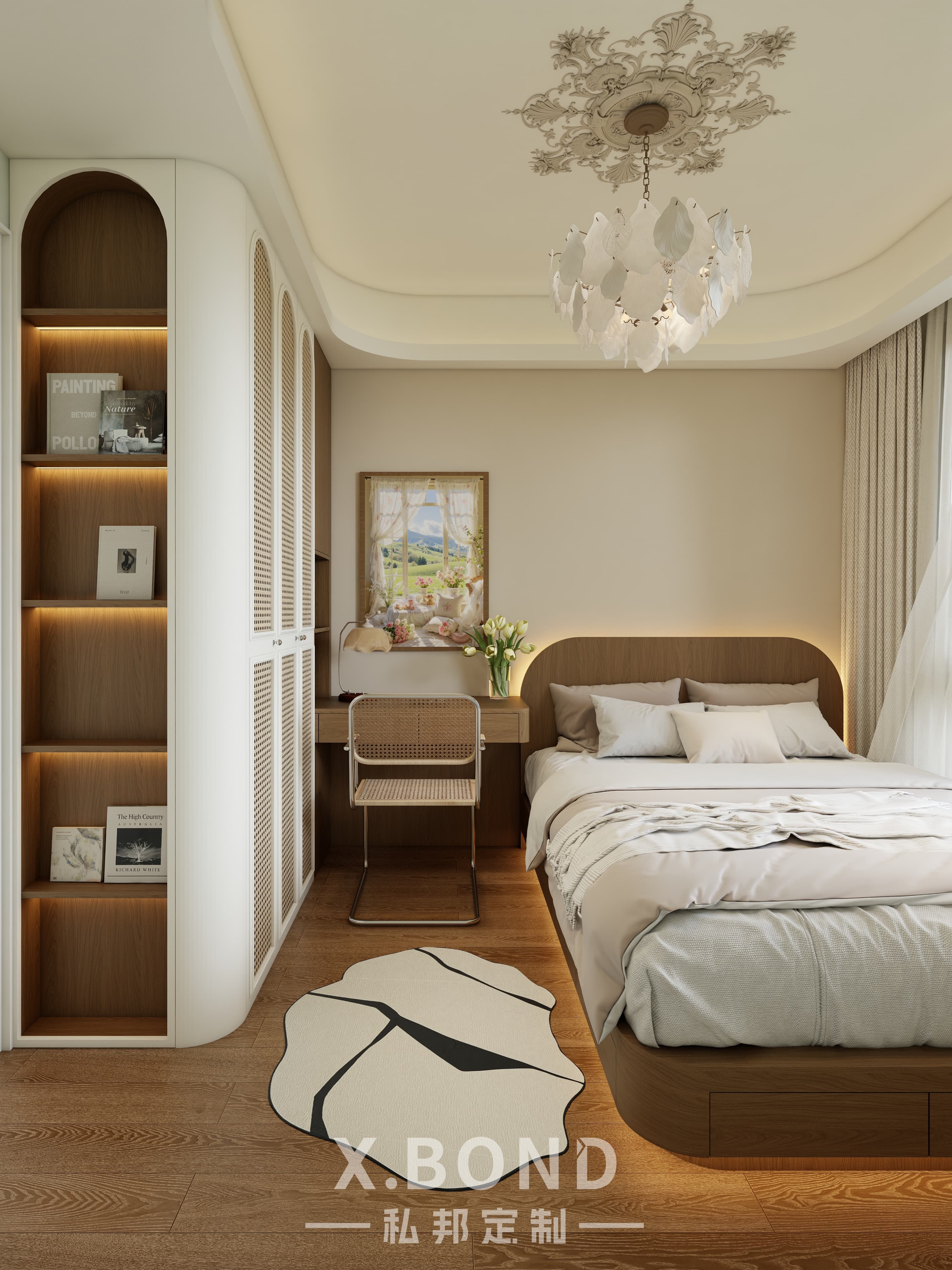 Whole-House Customization 0020: 4-Room BTO at Parc Residences Tengah | French Cream Style Design