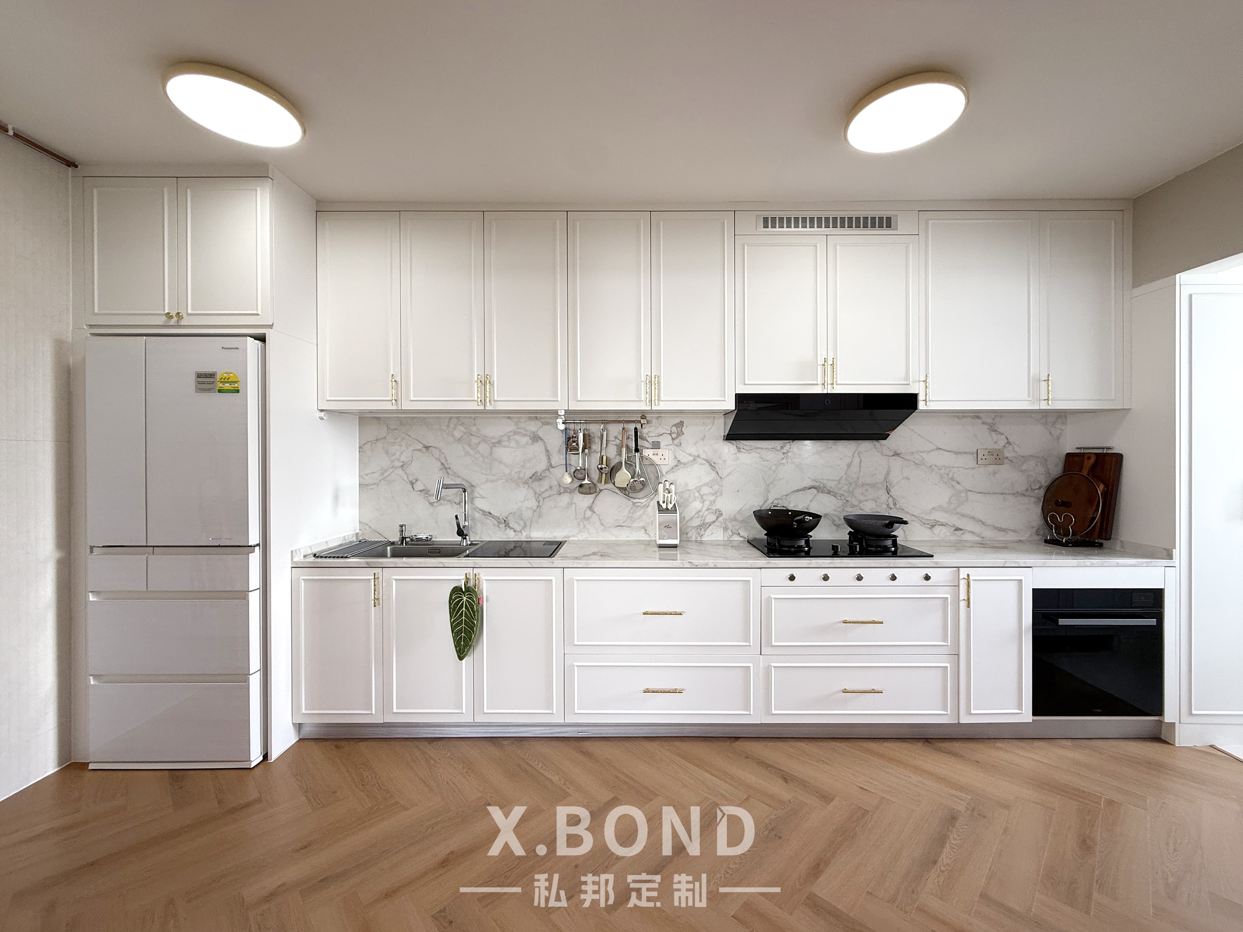 Creamy French Living Space in Tampines