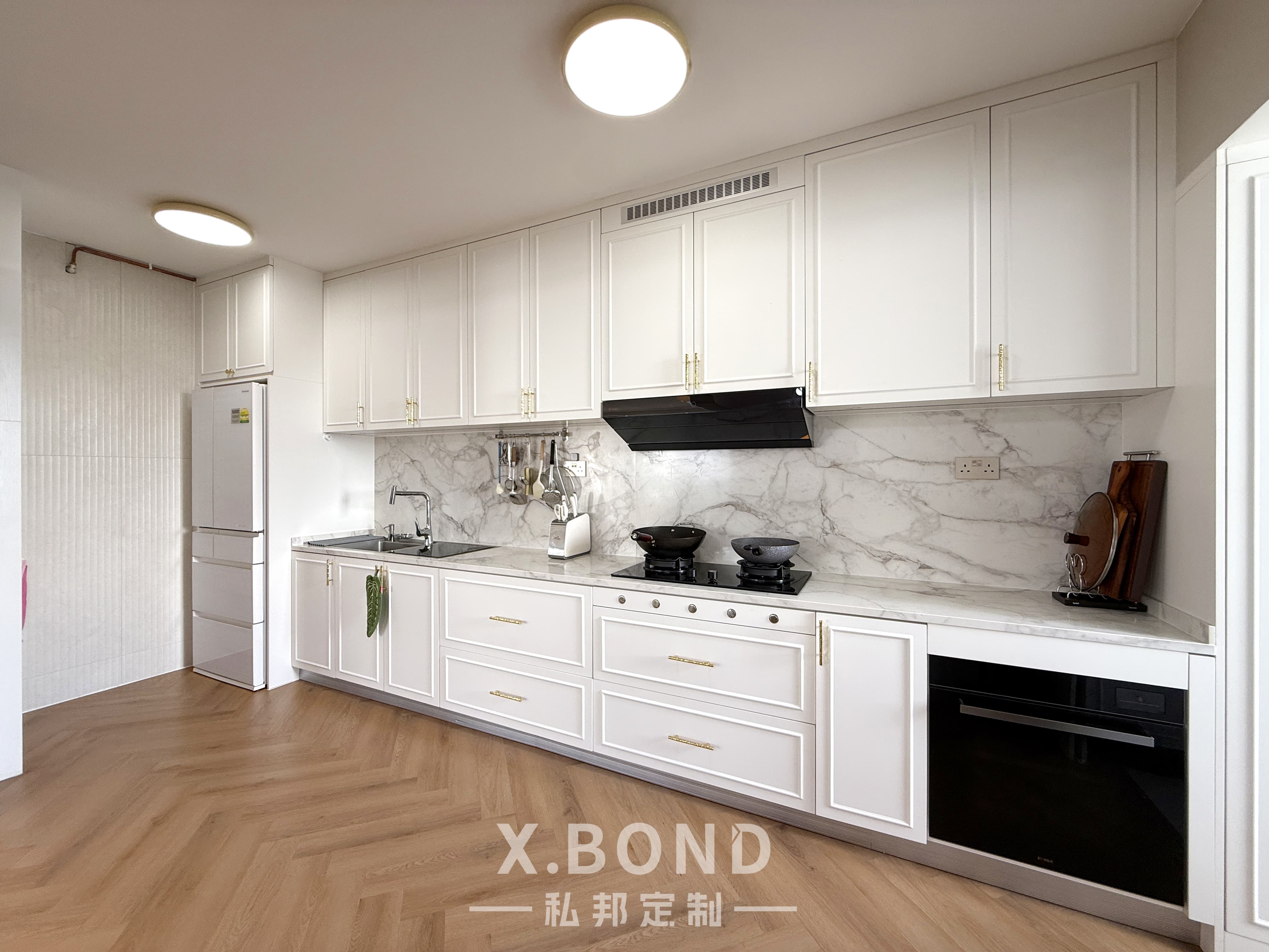 Creamy French Living Space in Tampines