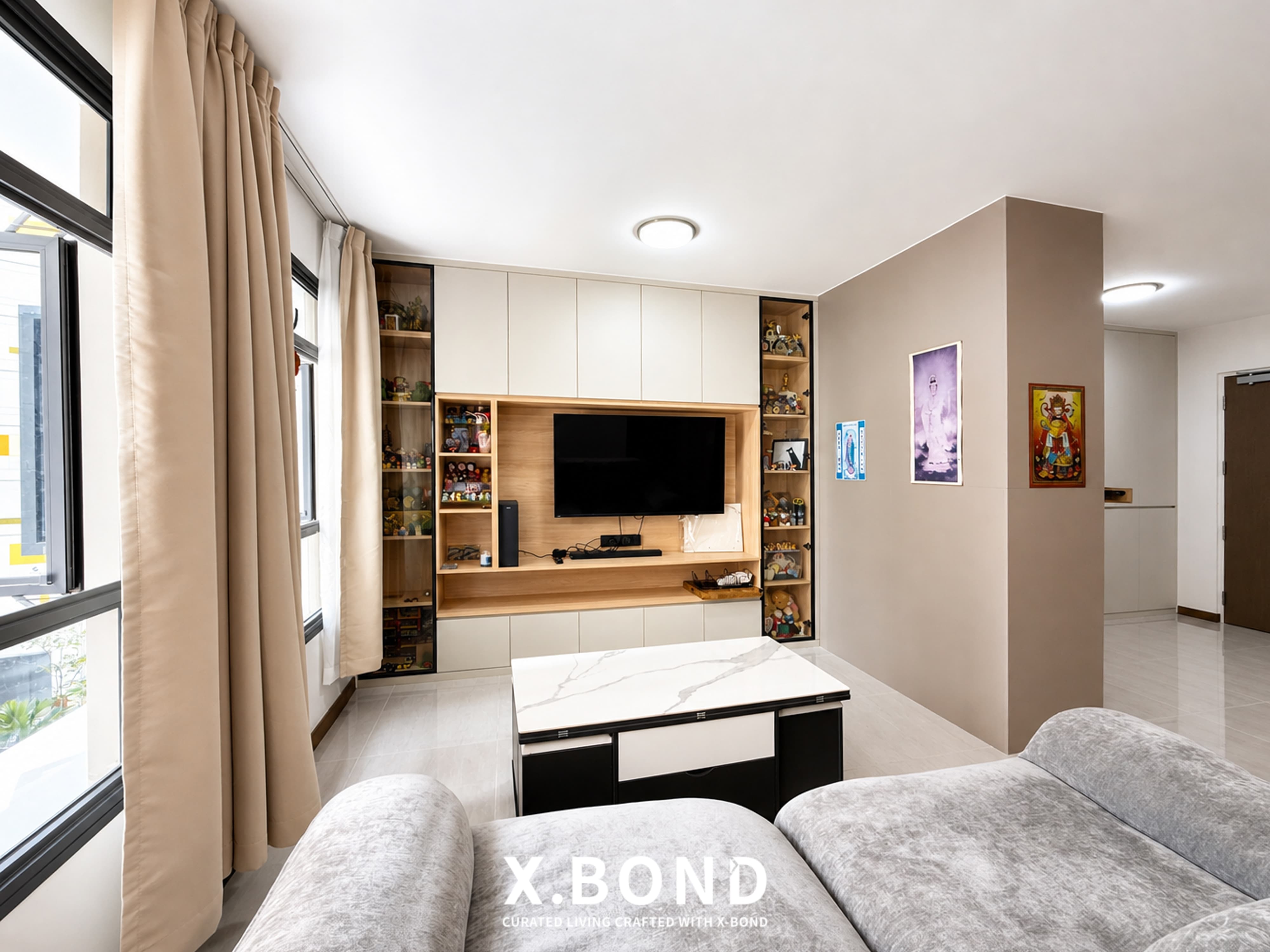 Warm Minimalist HDB in Tengah Central