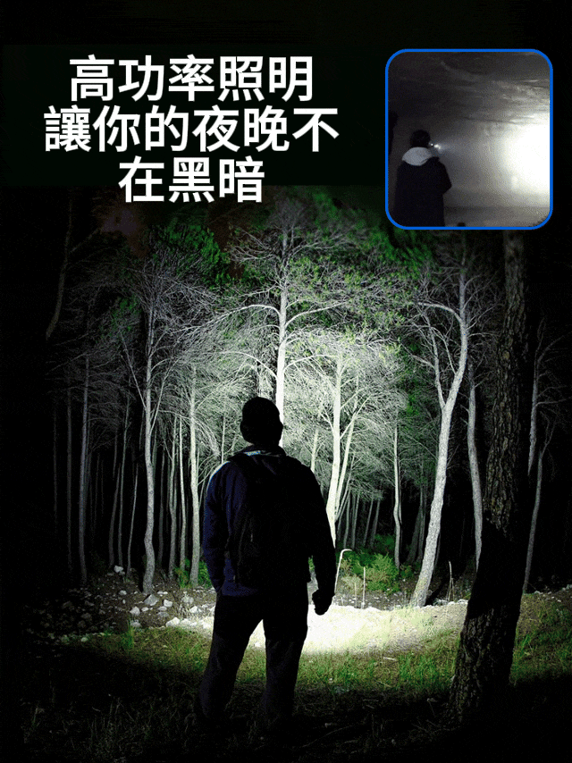 戶外感應遠射頭燈