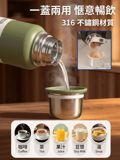 【暢飲清涼】大容量不鏽鋼保冷杯