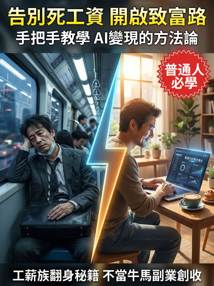 【自我成就人生】AI時代賺錢新方向書籍