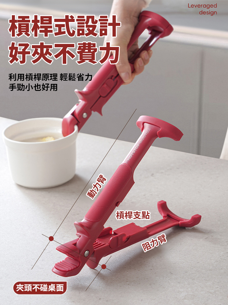 二合一高溫防燙夾取碗夾蒸菜鍋神器