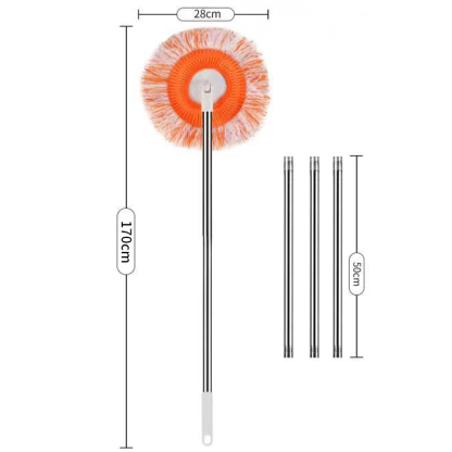 打掃零死角！全新「太陽花」萬用伸縮拖把，一支搞定全屋清潔！