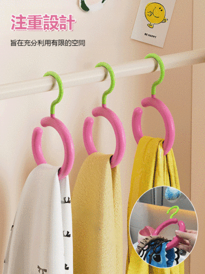 多功能可旋轉帽子包包圍巾收納神器