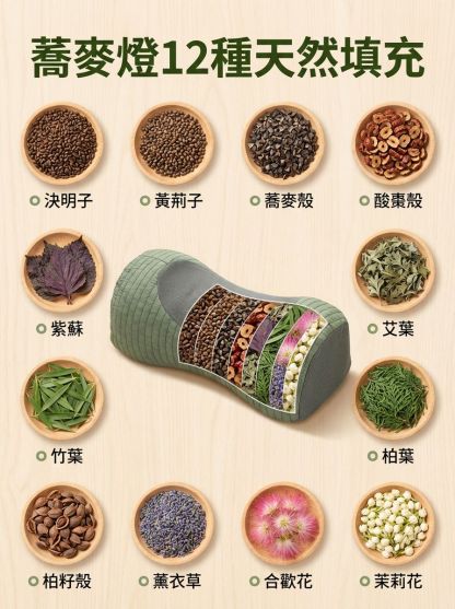 C弧度物理牽引全麥護頸枕頭