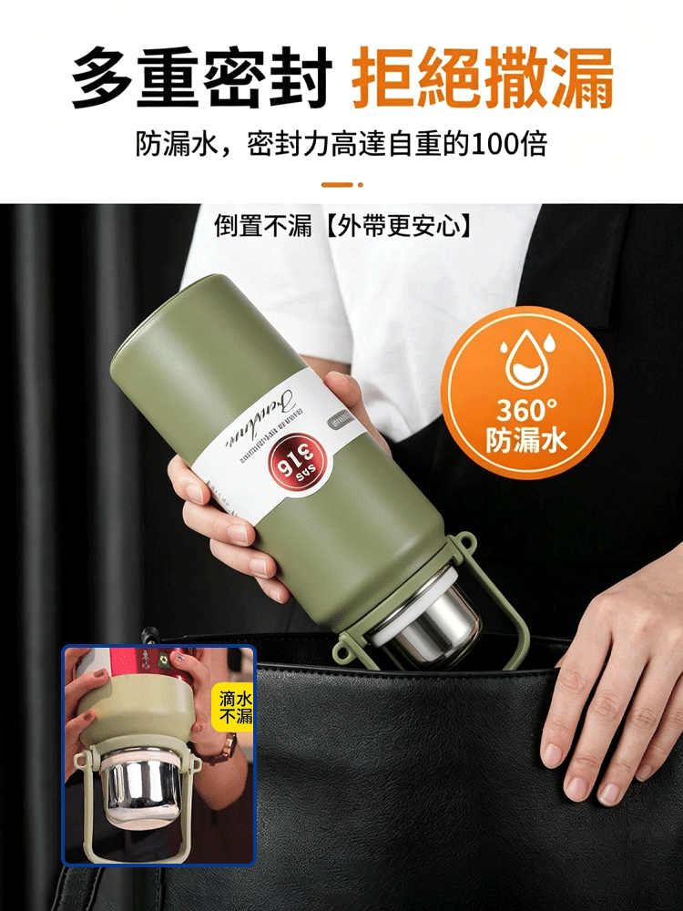 【暢飲清涼】大容量不鏽鋼保冷杯