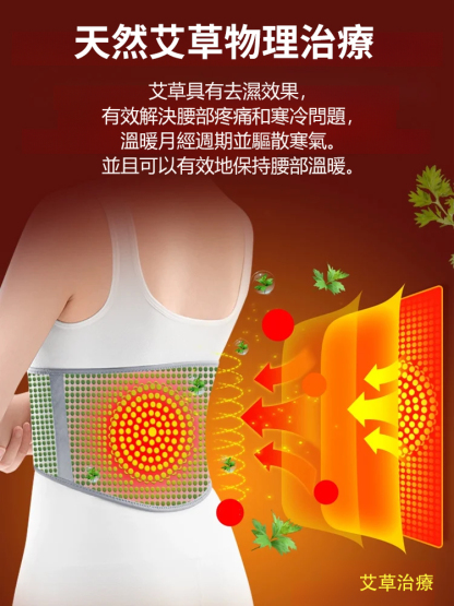 【有了它爸媽再也不說腰痛了】艾草護腰帶