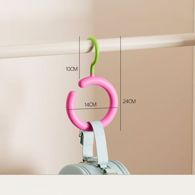 多功能可旋轉帽子包包圍巾收納神器